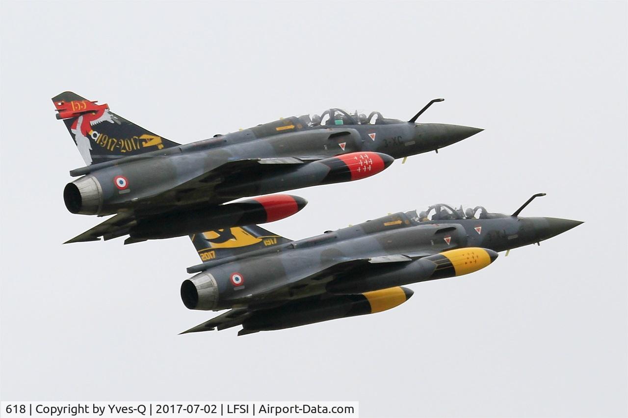 618, Dassault Mirage 2000D C/N 417, Dassault Mirage 2000D, On display, St Dizier-Robinson Air Base 113 (LFSI) Open day 2017