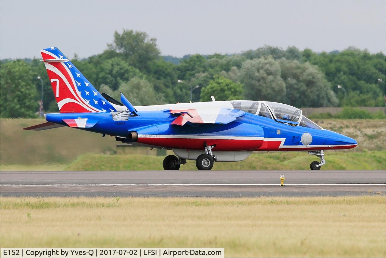 E152, Dassault-Dornier Alpha Jet E C/N E152, Dassault-Dornier Alpha Jet E (F-UHRT), Landing rwy 11, St Dizier-Robinson Air Base 113 (LFSI) Open day 2017