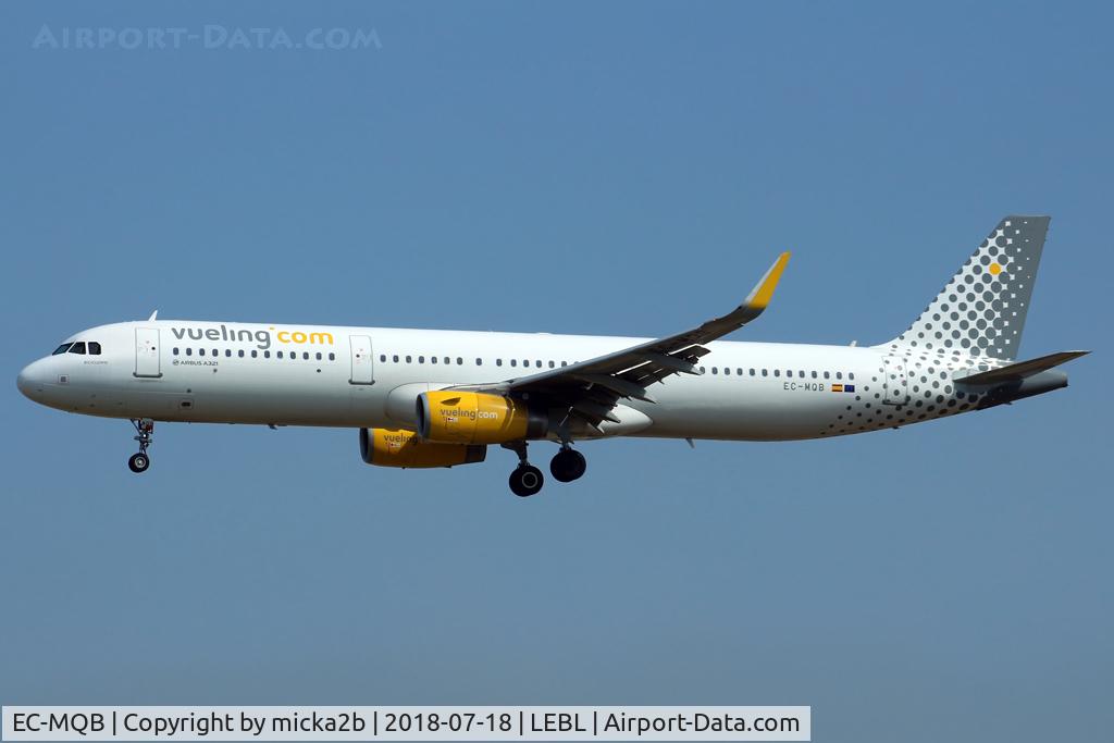 EC-MQB, 2017 Airbus A321-231 C/N 7599, Landing