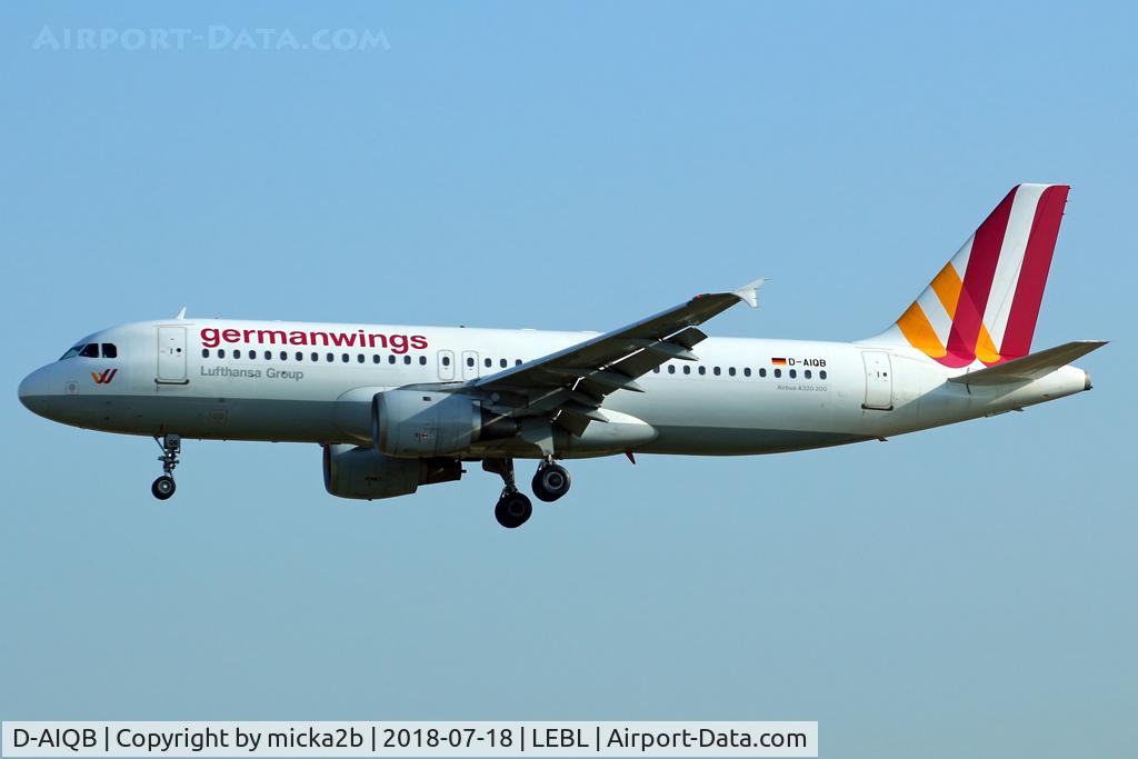 D-AIQB, 1991 Airbus A320-211 C/N 0200, Landing