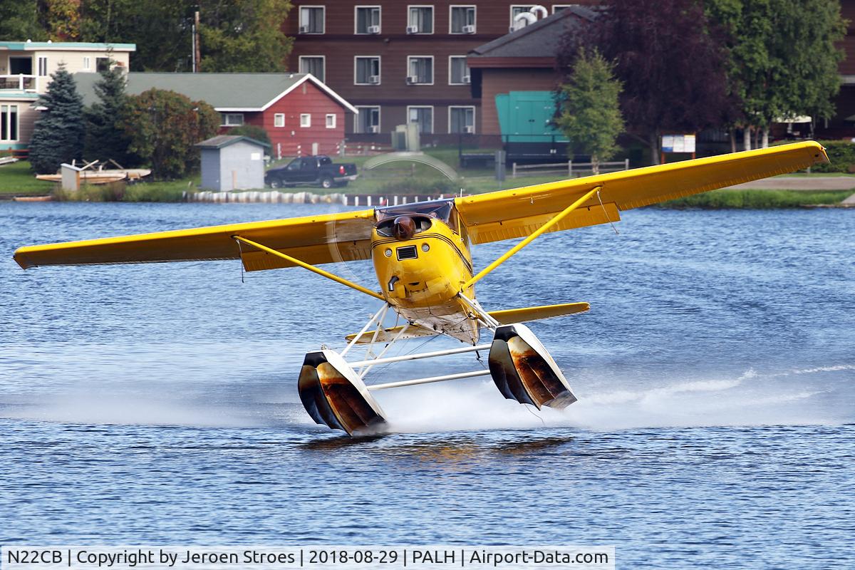N22CB, 1973 Cessna A185F Skywagon 185 C/N 185-02188, lake hood