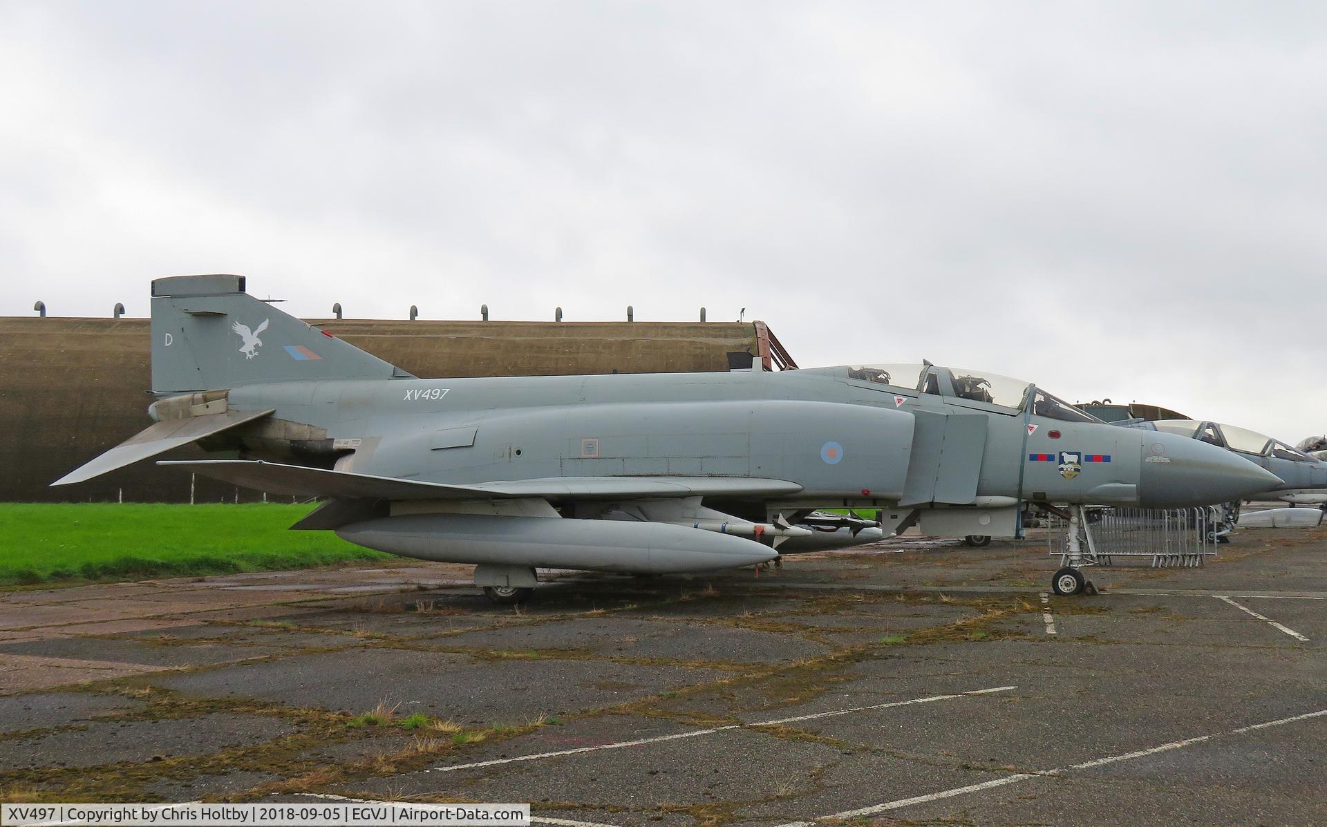 XV497, 1969 McDonnell Douglas Phantom FGR2 C/N 3454, Stored outside at ex-RAF Bentwaters Suffolk