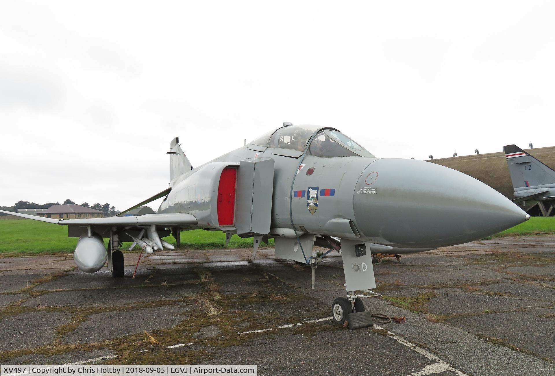 XV497, 1969 McDonnell Douglas Phantom FGR2 C/N 3454, Stored outside at ex-RAF Bentwaters Suffolk