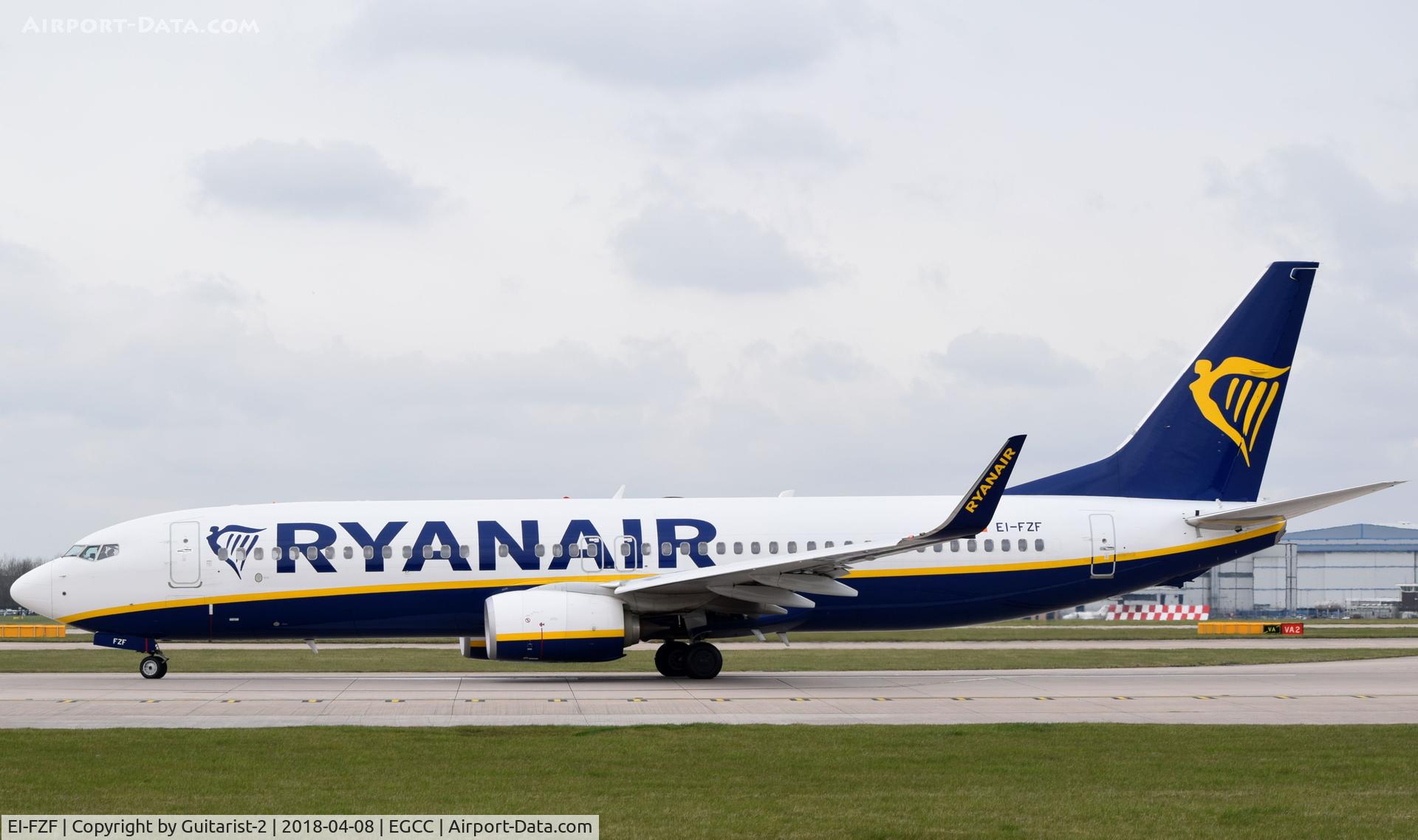 EI-FZF, 2017 Boeing 737-8AS C/N 44779, At Manchester