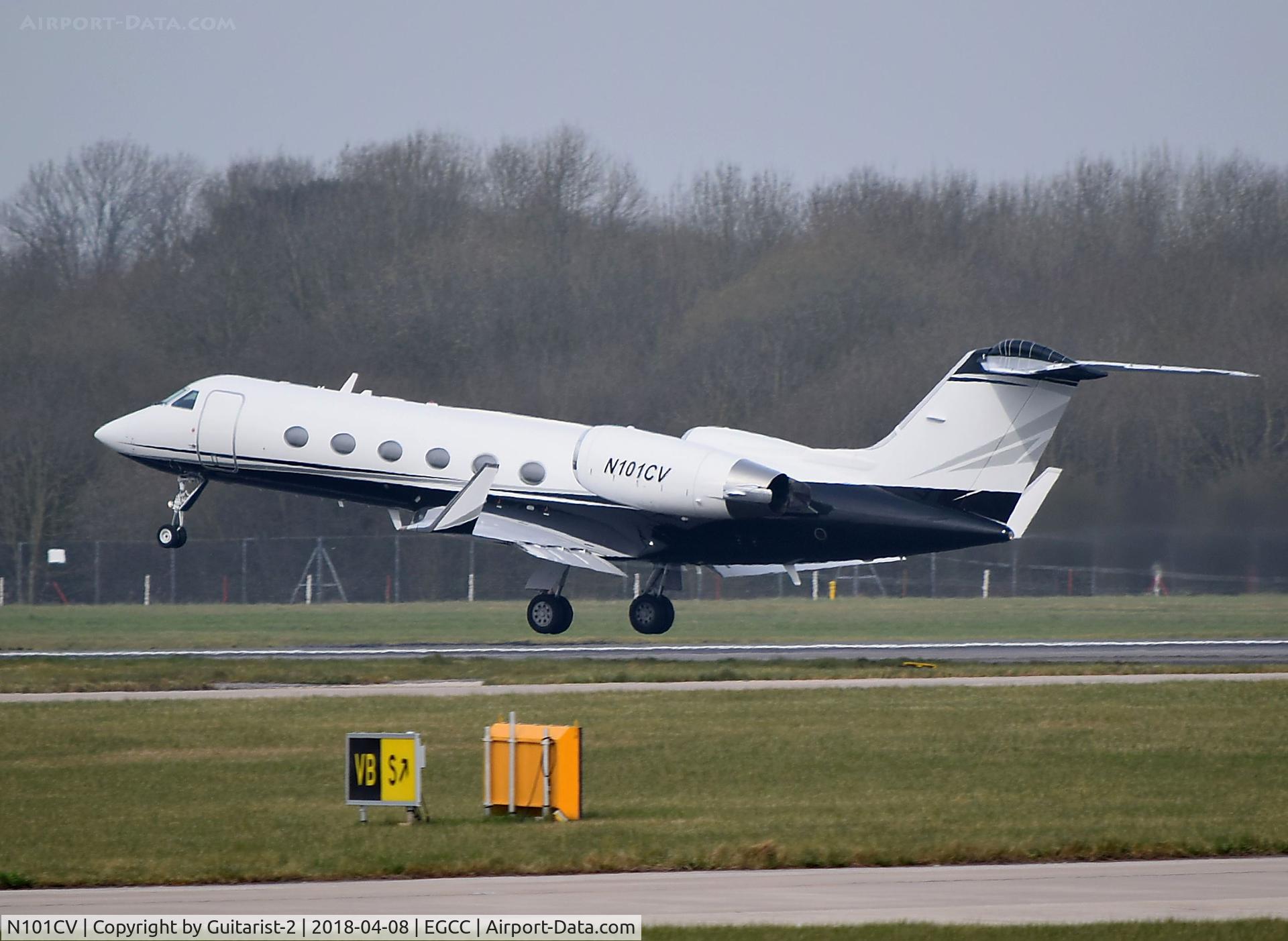 N101CV, 1993 Gulfstream Aerospace G-IV C/N 1230, At Manchester