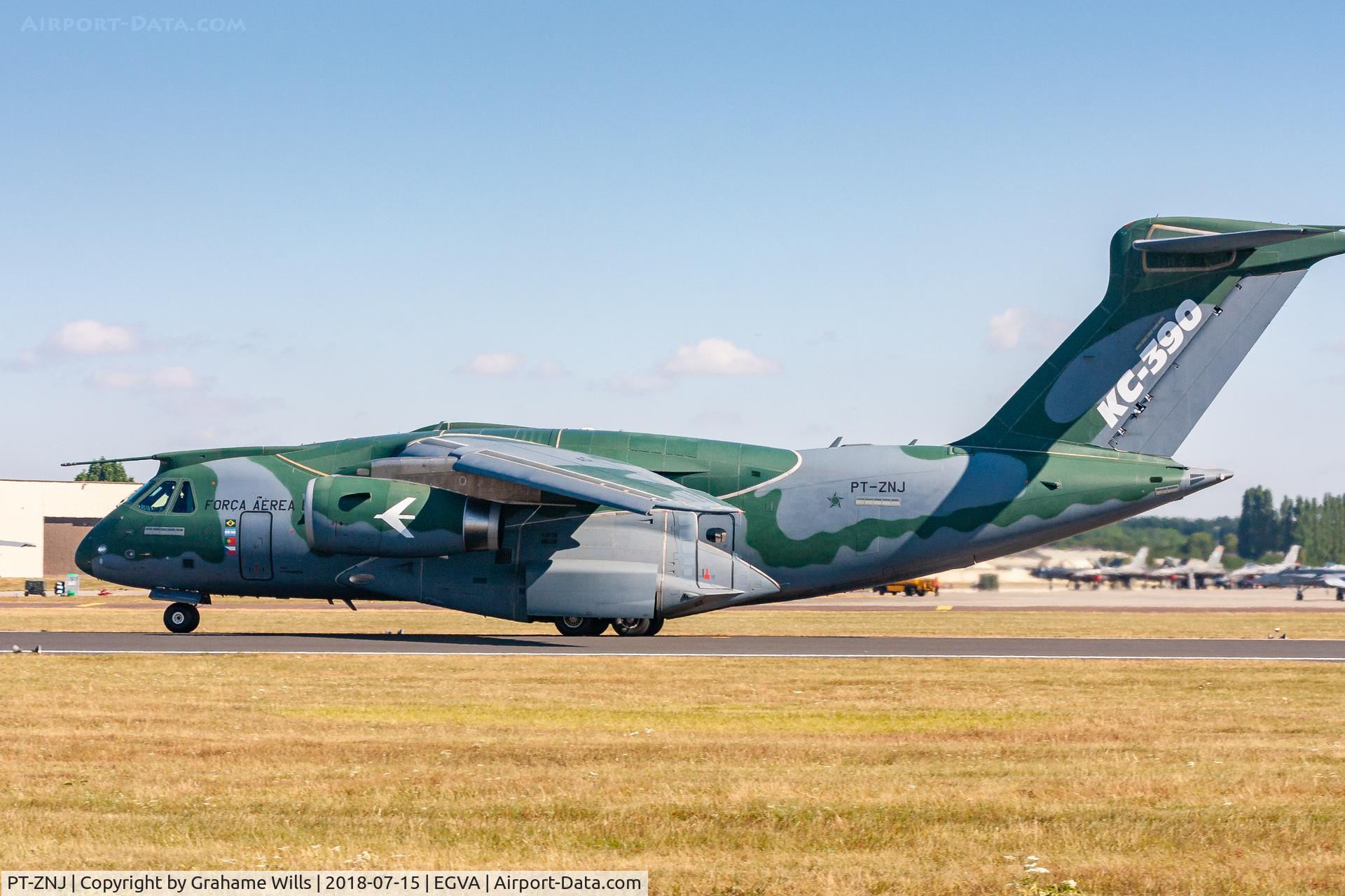 PT-ZNJ, 2014 Embraer KC-390 (EMB-390) C/N 39000002, Embraer KC-390 PT-ZNJ Embraer, Fairford 15/7/18