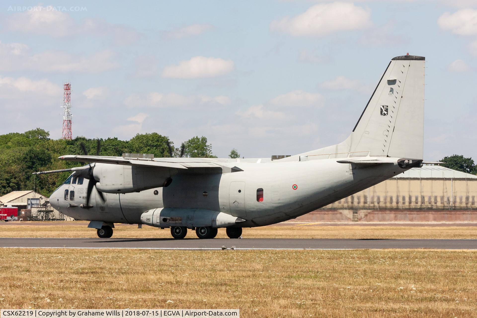 CSX62219, Alenia C-27J Spartan C/N 4119, C-27J CSX62219/RS-50 311 Gruppo RSV Italian AF, Fairford 15/7/18