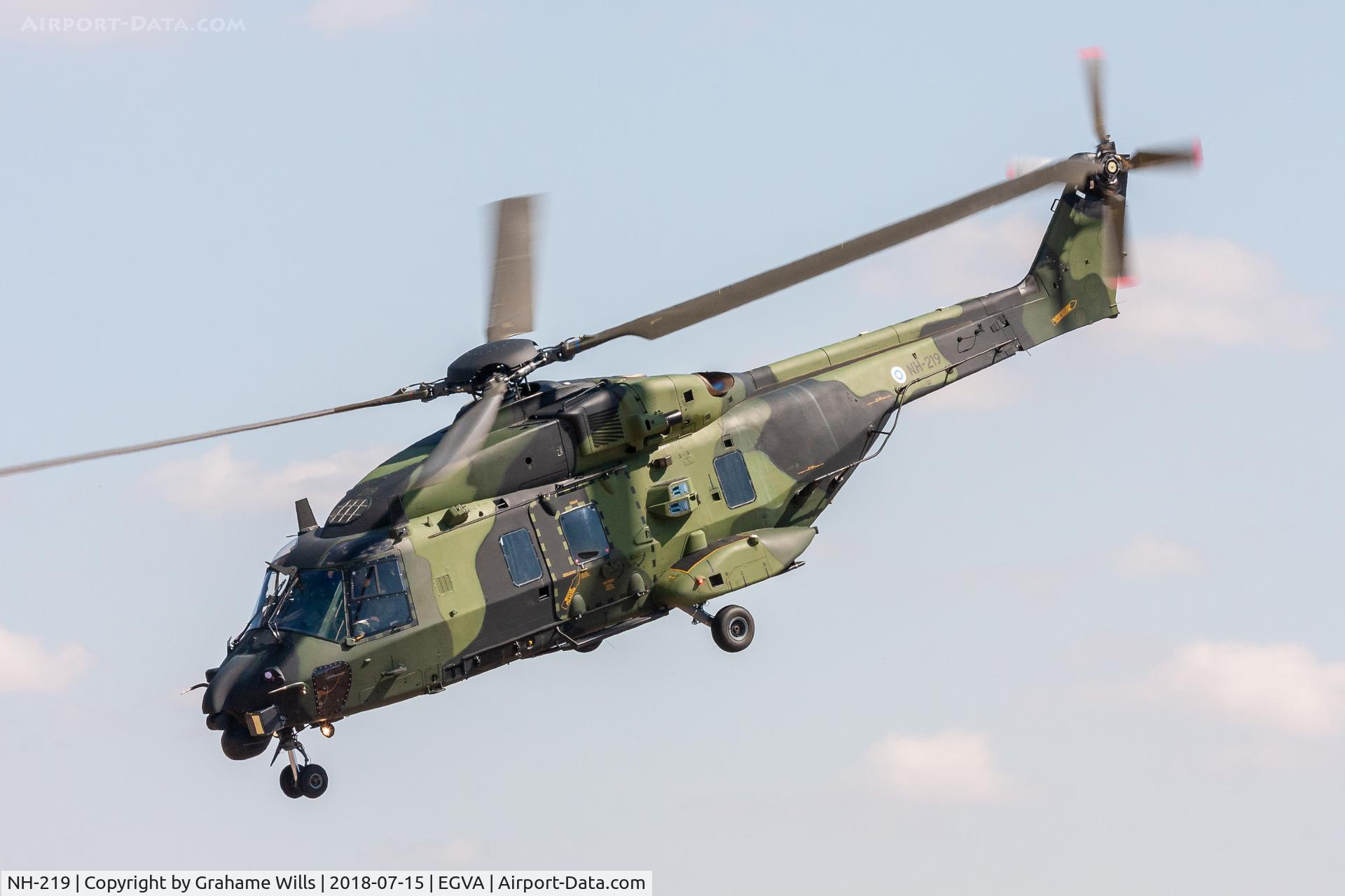 NH-219, NHI NH-90 TTH Caiman C/N 1260, NHI NH90 TTH NH-219 2.HK/HekoP Finnish Army, Fairford 15/7/18