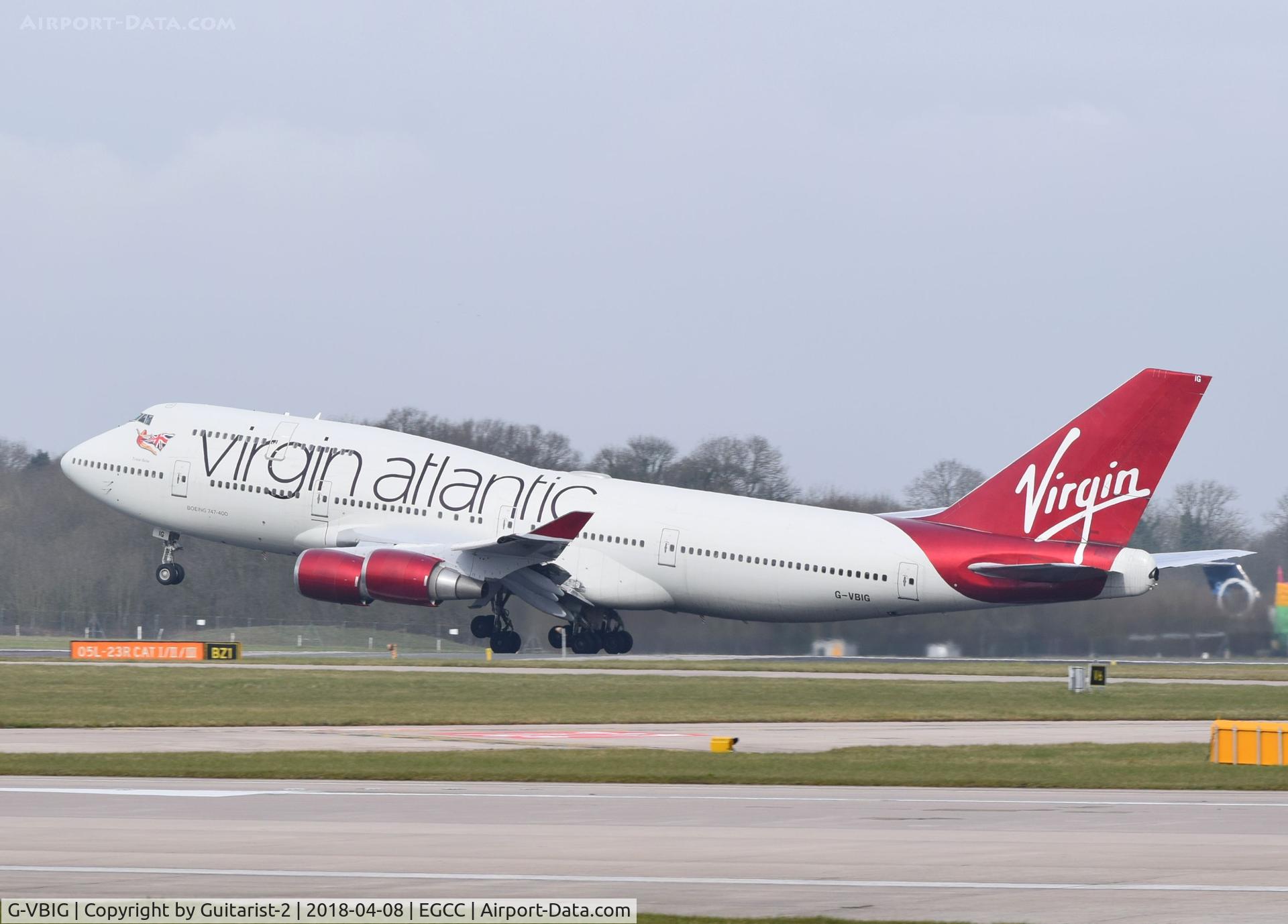 G-VBIG, 1996 Boeing 747-4Q8 C/N 26255, At Manchester
