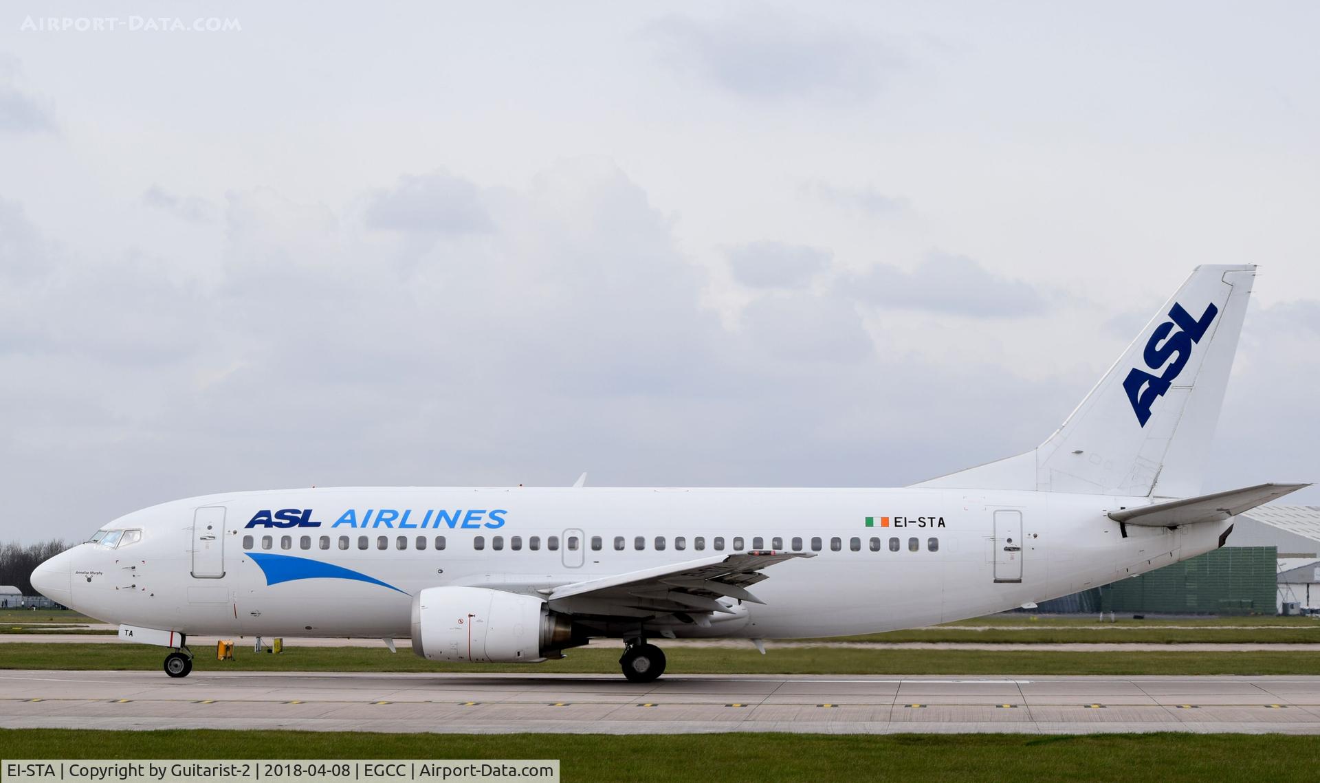 EI-STA, 1997 Boeing 737-31S C/N 29057, At Manchester