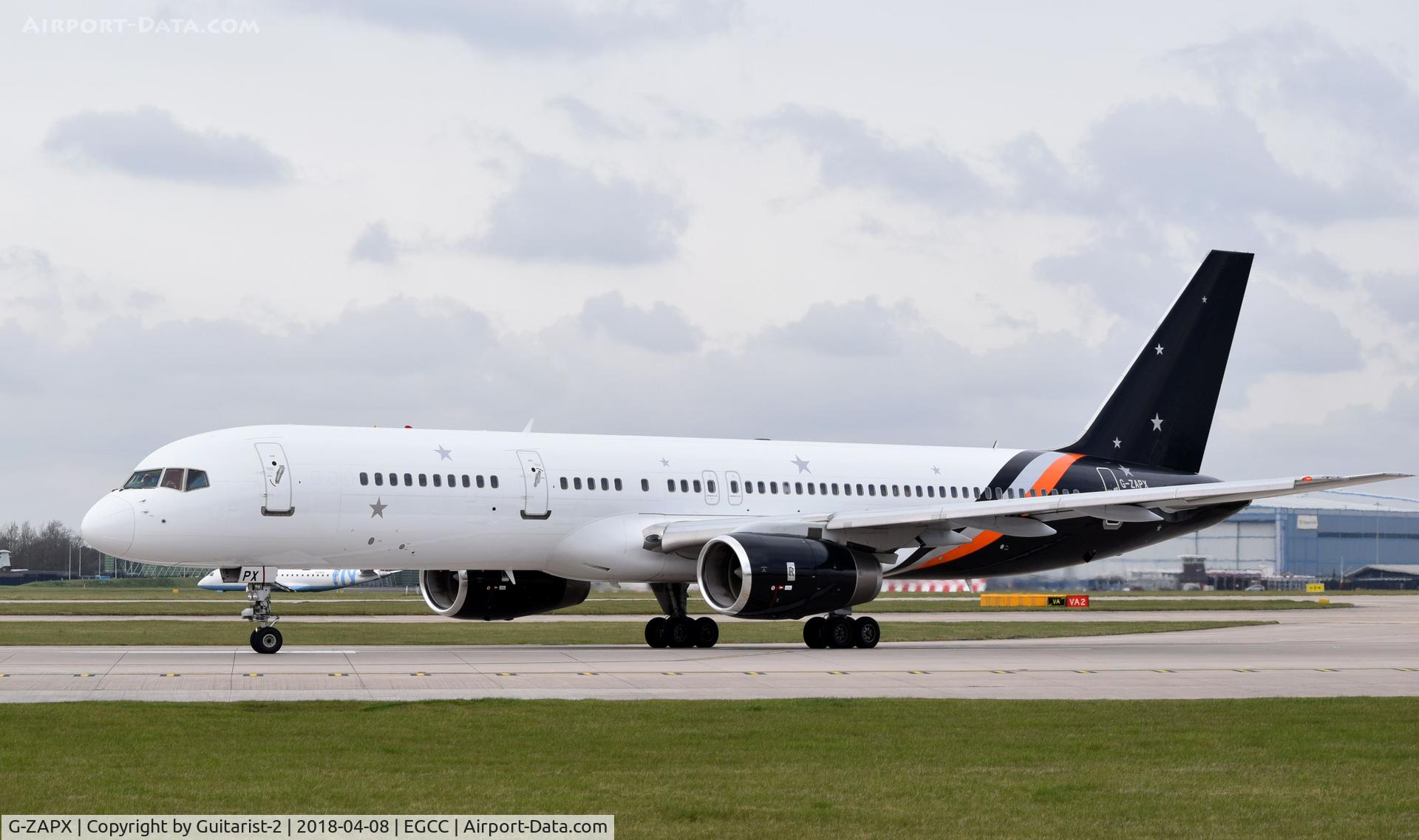 G-ZAPX, 2000 Boeing 757-256 C/N 29309, At Manchester