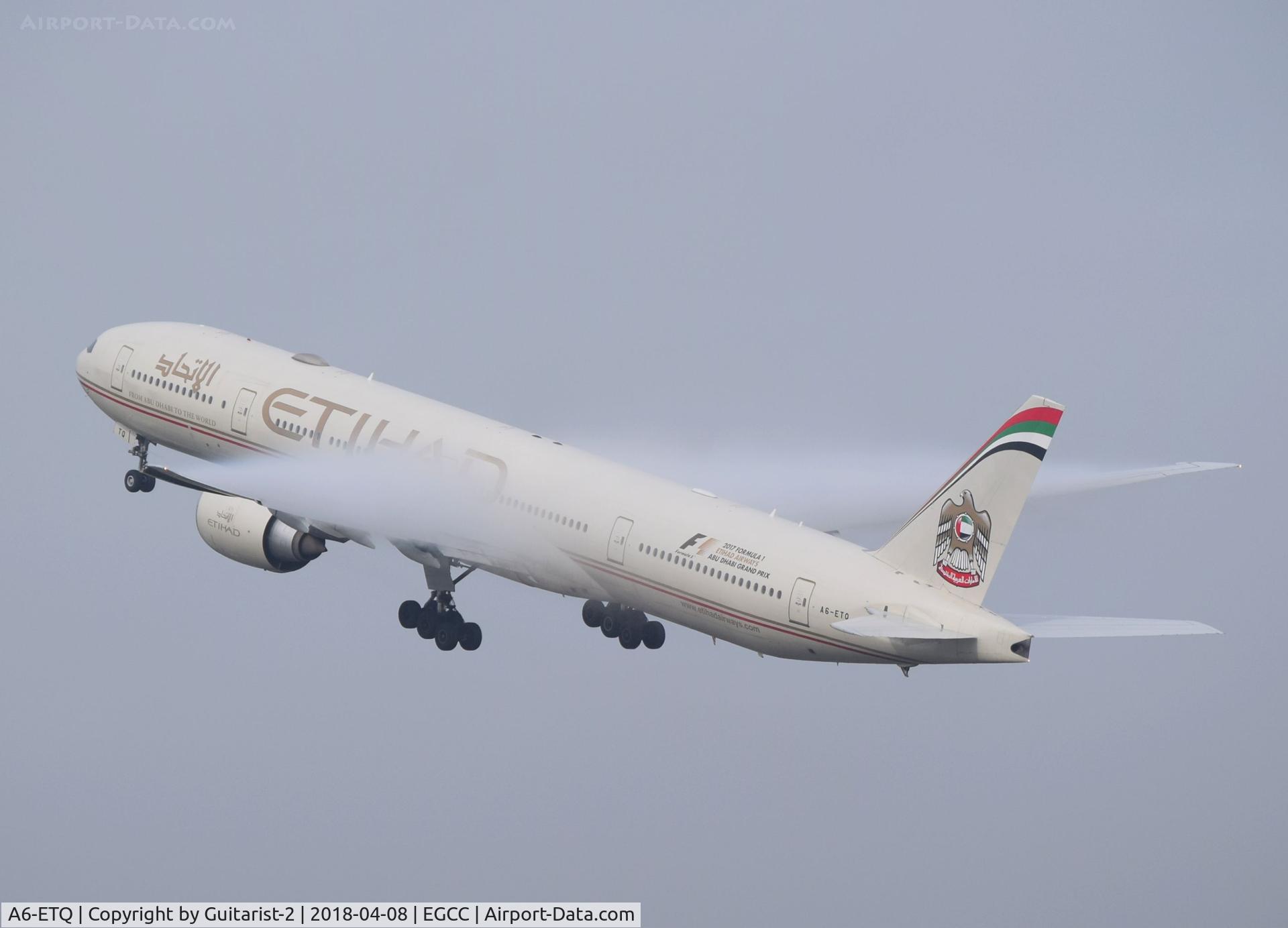 A6-ETQ, 2013 Boeing 777-3FX/ER C/N 41700, At Manchester