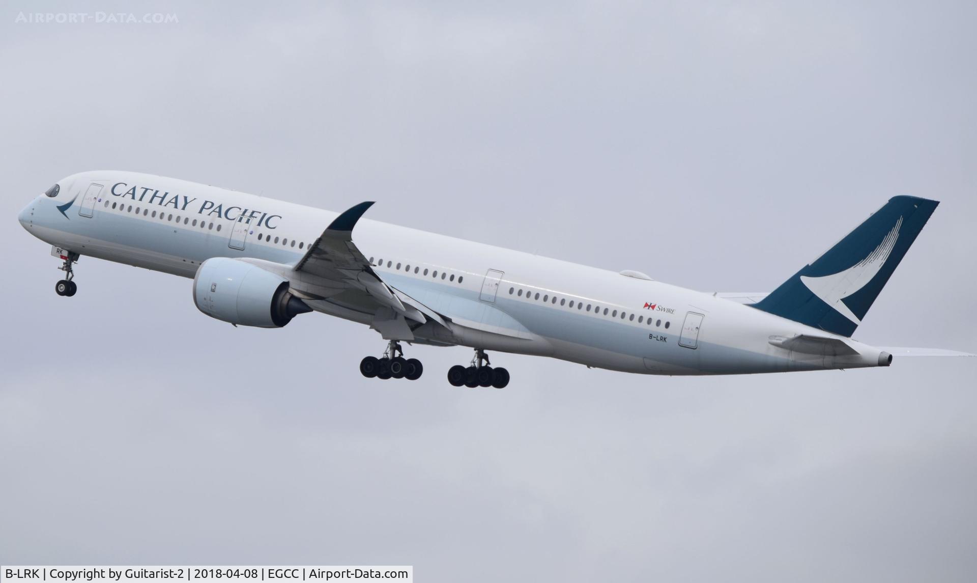 B-LRK, 2016 Airbus A350-941 C/N 070, At Manchester