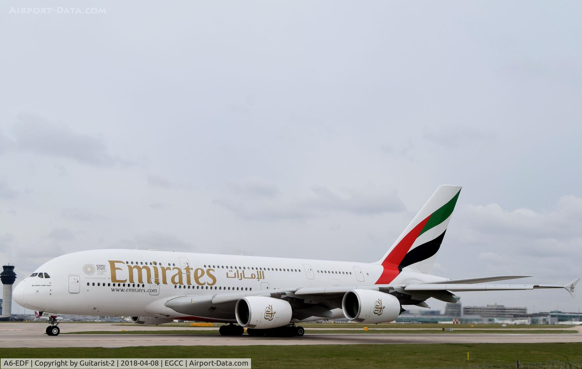 A6-EDF, 2006 Airbus A380-861 C/N 007, At Manchester