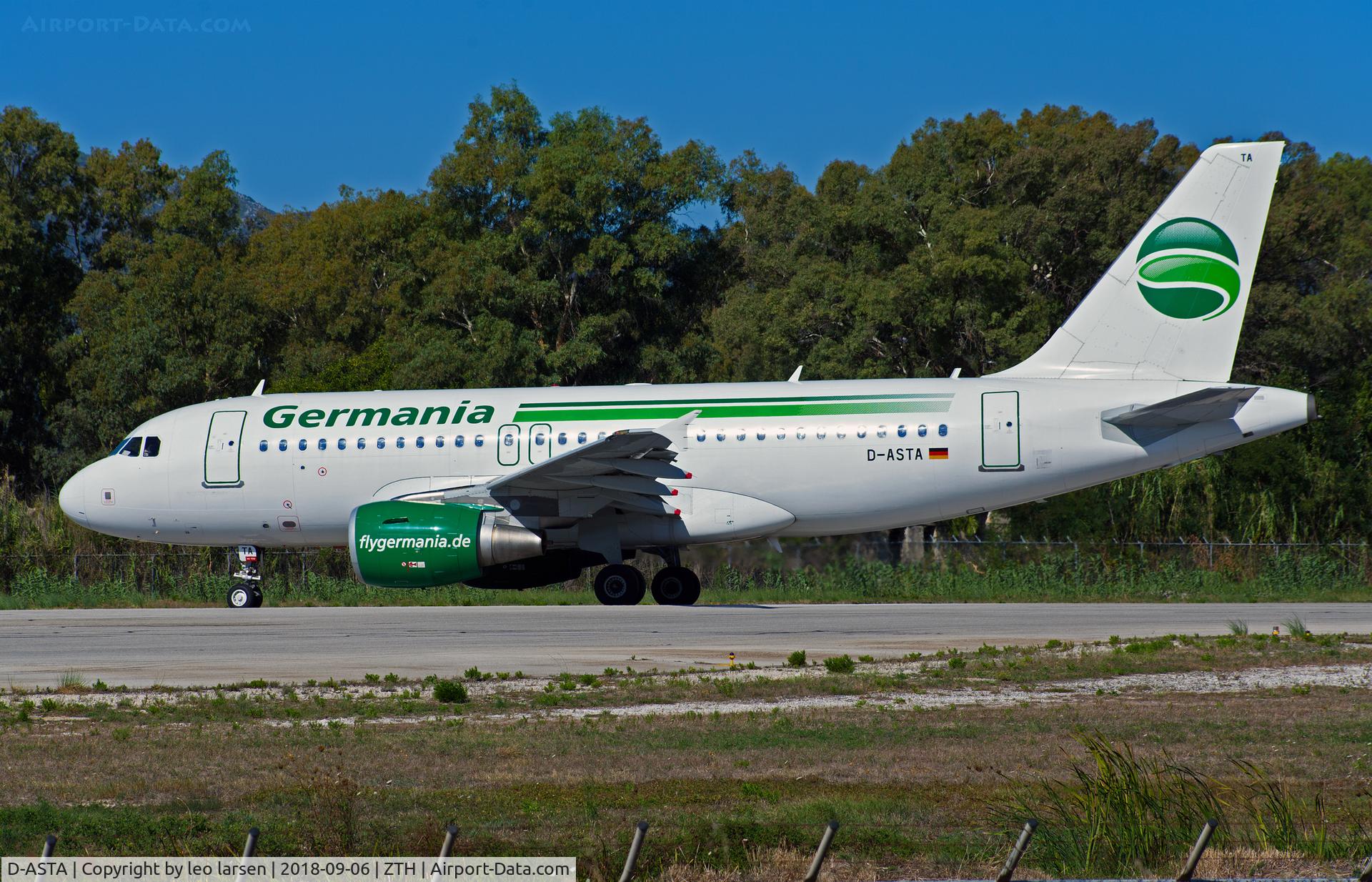 D-ASTA, 2011 Airbus A319-112 C/N 4663, Zakynthos 6.9.2018