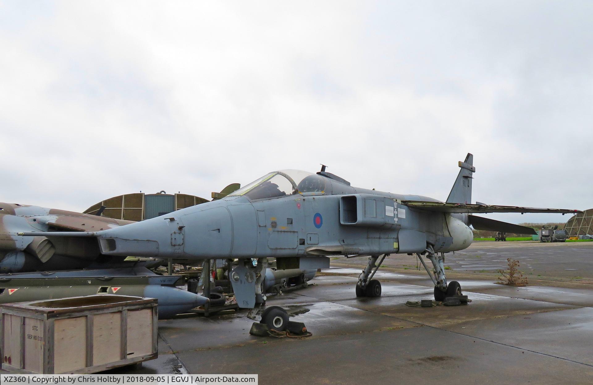 XZ360, 1976 Sepecat Jaguar GR.3A C/N S.127, Stored outside in the graveyard at ex-RAF Bentwaters Suffolk