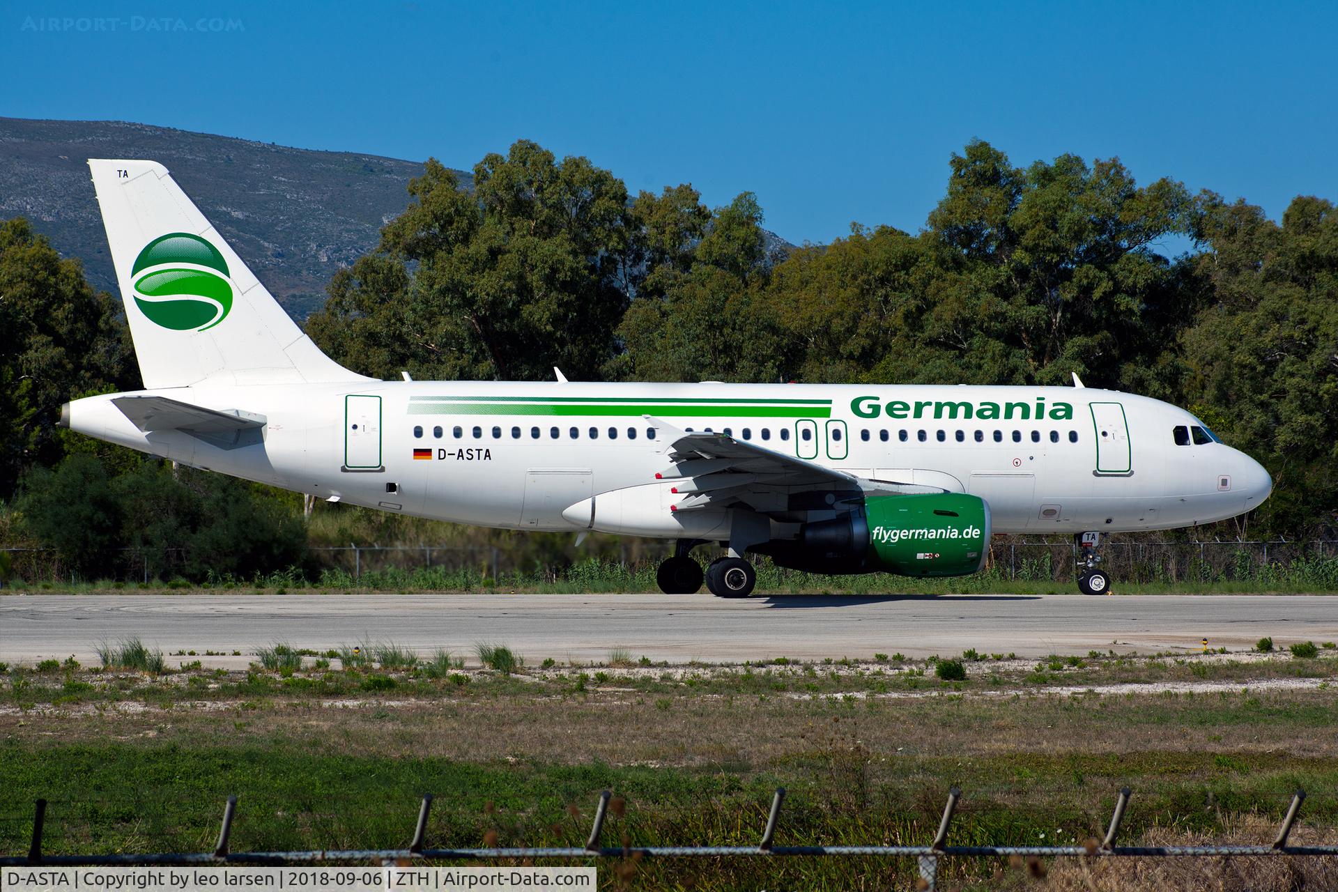 D-ASTA, 2011 Airbus A319-112 C/N 4663, Zakynthos 6.9.2018