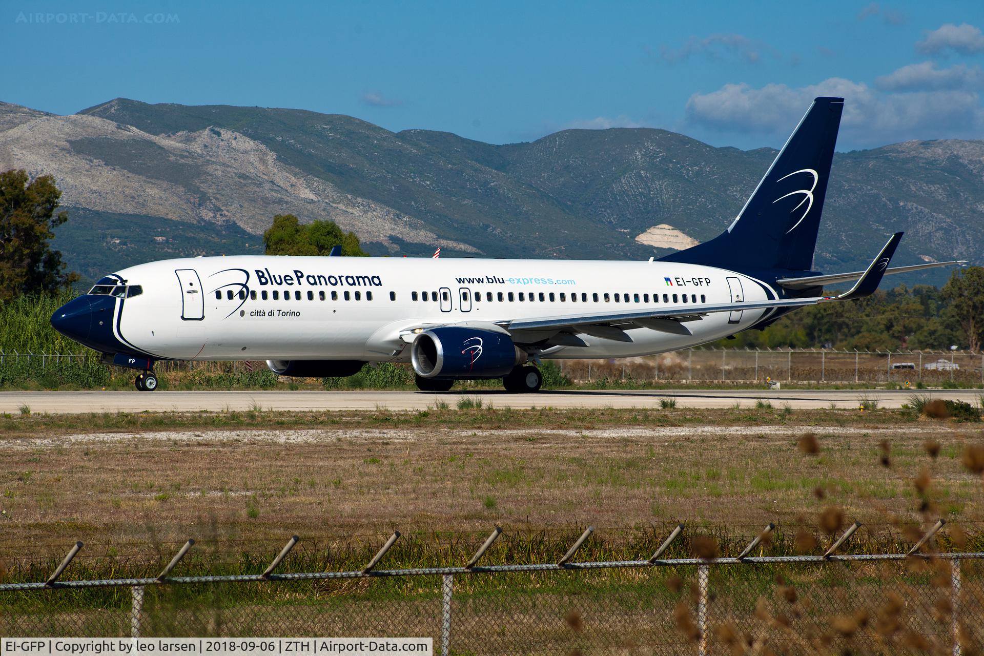 EI-GFP, 1999 Boeing 737-89L C/N 29878, Zakynthos 6.9.2018