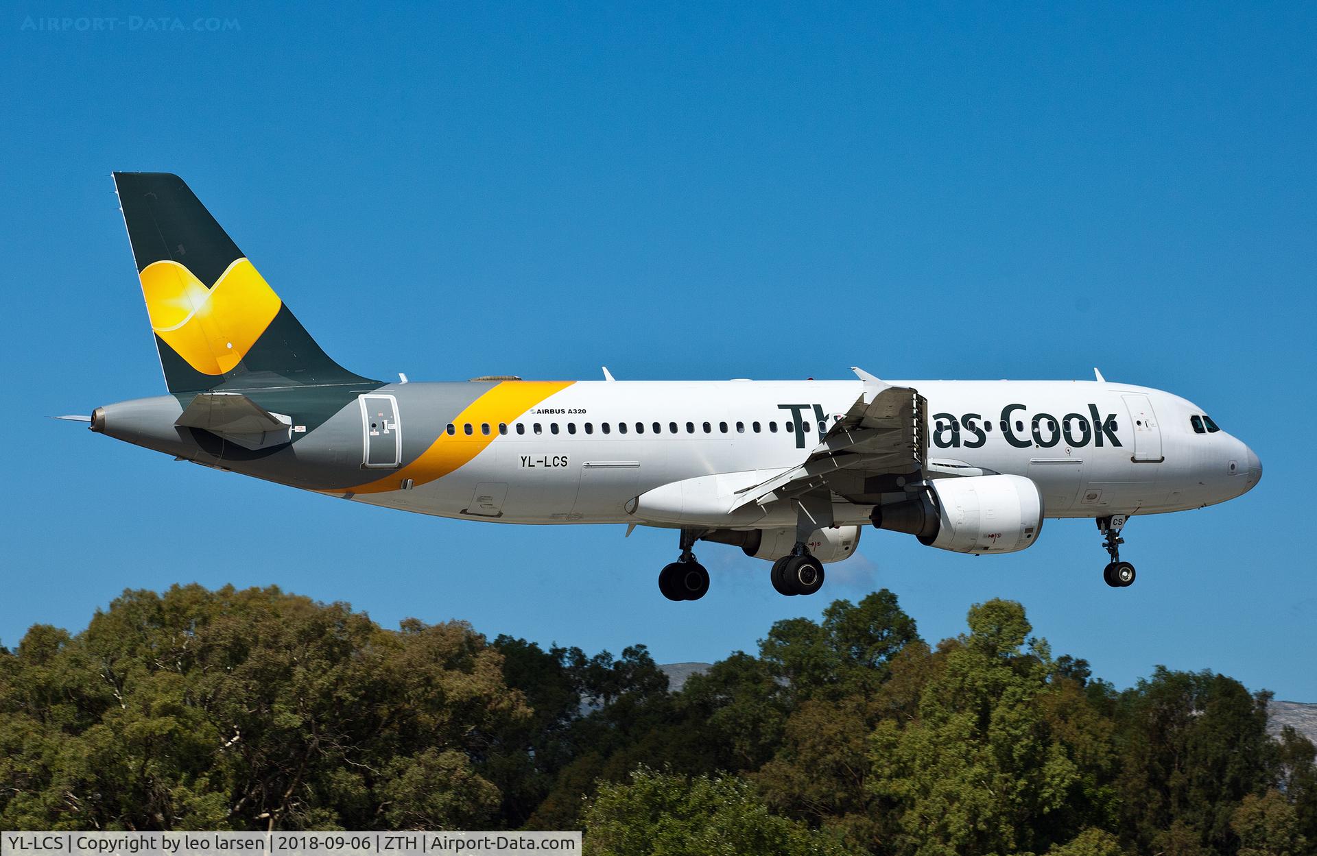 YL-LCS, 1995 Airbus A320-214 C/N 566, Zakynthos 6.9.2018 L/D R-34