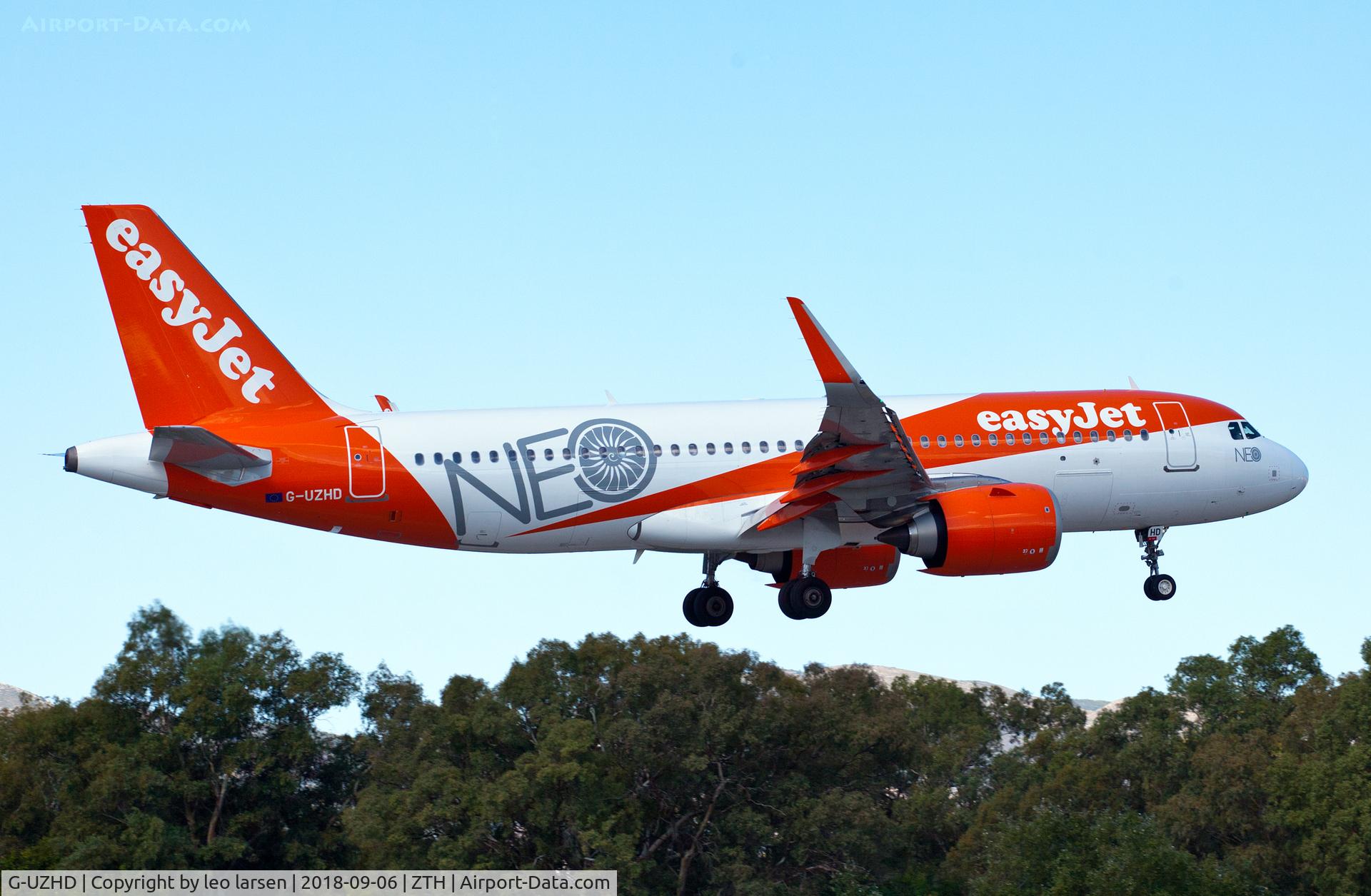 G-UZHD, 2017 Airbus A320-251NEO C/N 7841, Zakynthos 6.9.2018