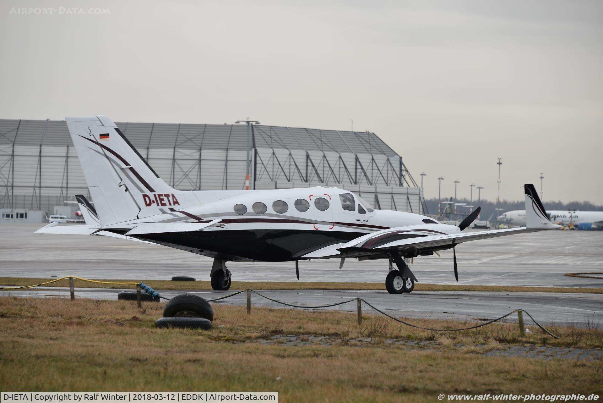 D-IETA, 1980 Cessna 414A Chancellor C/N 414A-0473, Cessna 414A Chancellor - Private - 414A0473 - D-IETA - 12.03.2018 - CGN