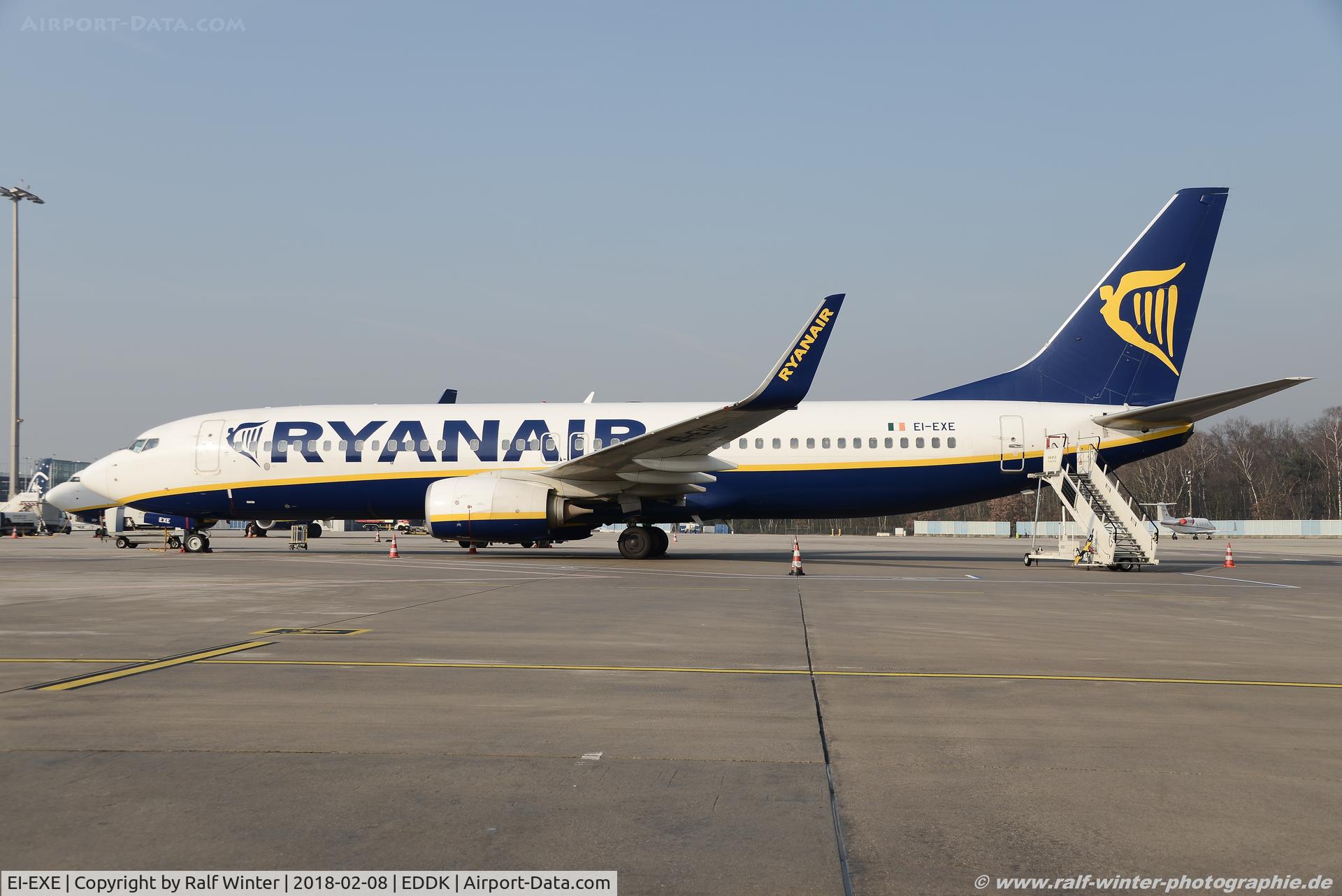 EI-EXE, 2012 Boeing 737-8AS C/N 40321, Boeing 737-8AS(W) - FR RYR Ryanair - 40321 -EI-EXE - 08.02.2018 - CGN
