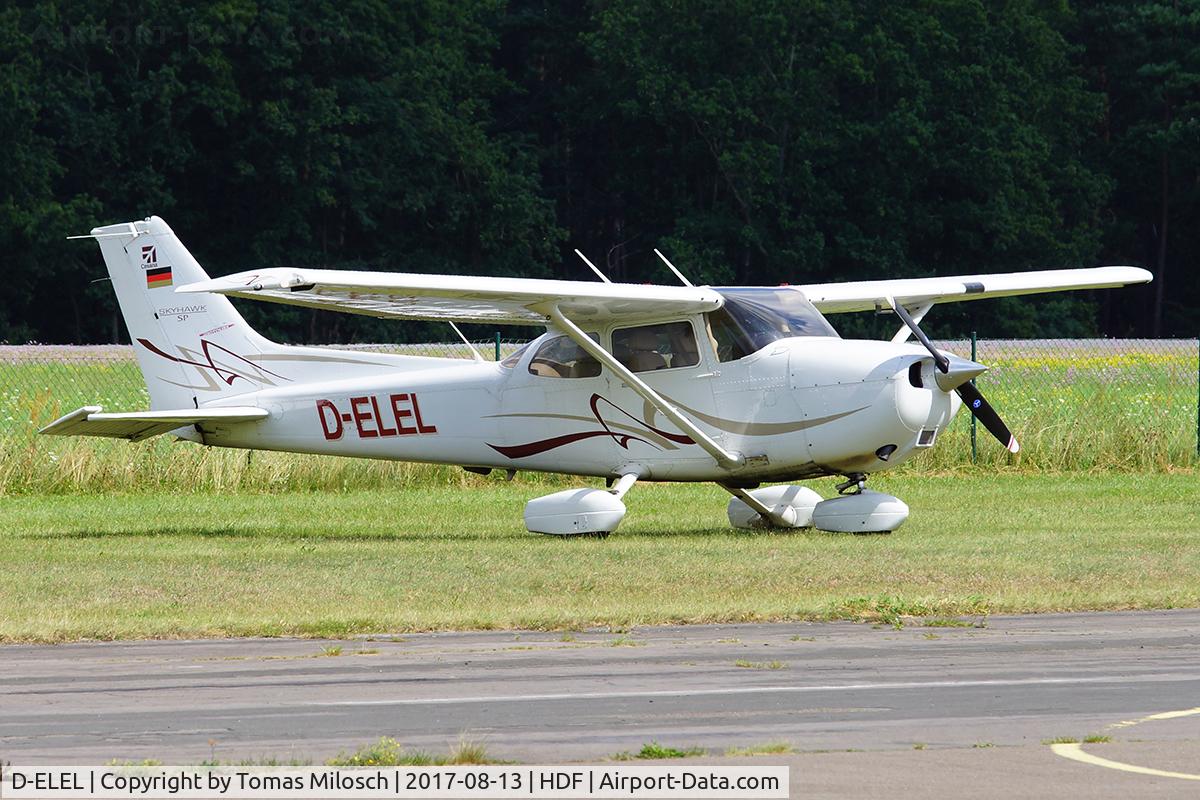D-ELEL, Reims F172G Skyhawk C/N 0258, Seen at airport Heringsdorf (HDF/EDAH), Germany
