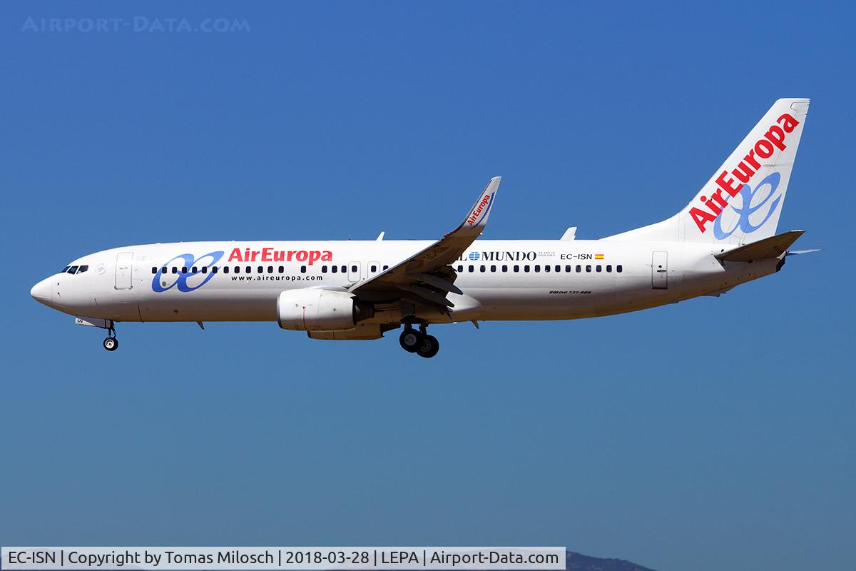 EC-ISN, 2002 Boeing 737-86Q C/N 30291, 