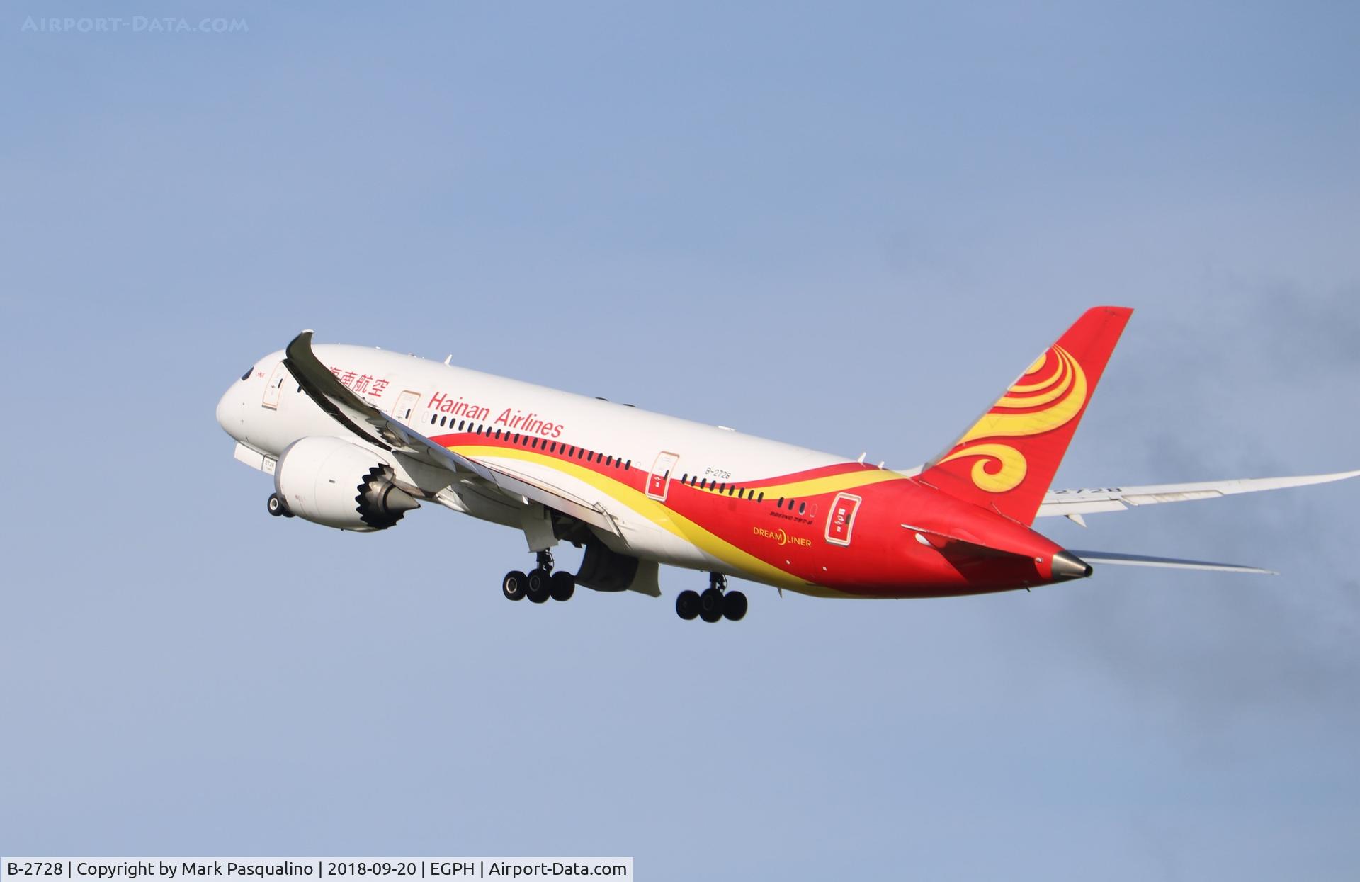 B-2728, 2012 Boeing 787-8 Dreamliner C/N 34938, Boeing 787-8