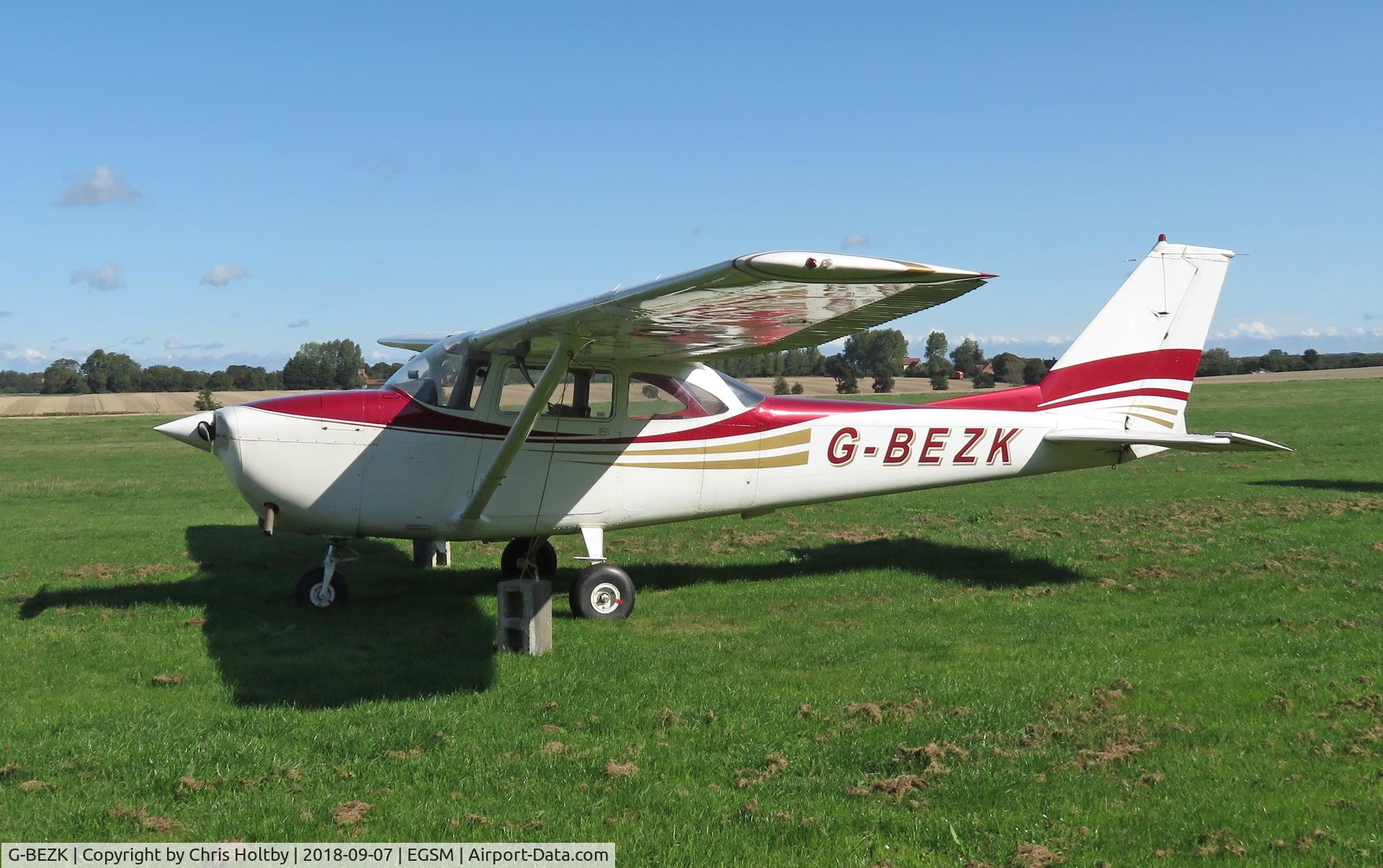G-BEZK, 1967 Reims F172H Skyhawk C/N 0462, Resident at Beccles still now in smart new livery.