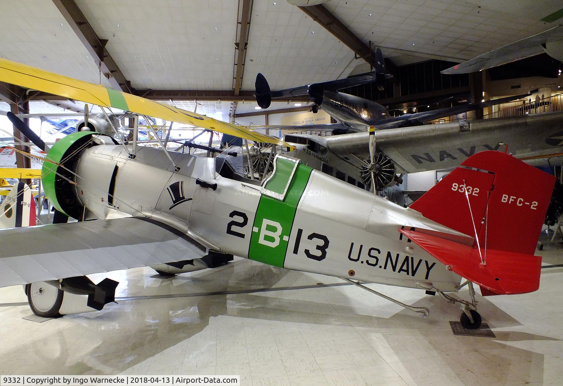9332, 1937 Curtiss BFC-2 Goshawk C/N Not found 9332, Curtiss BFC-2 Goshawk at the NMNA, Pensacola FL
