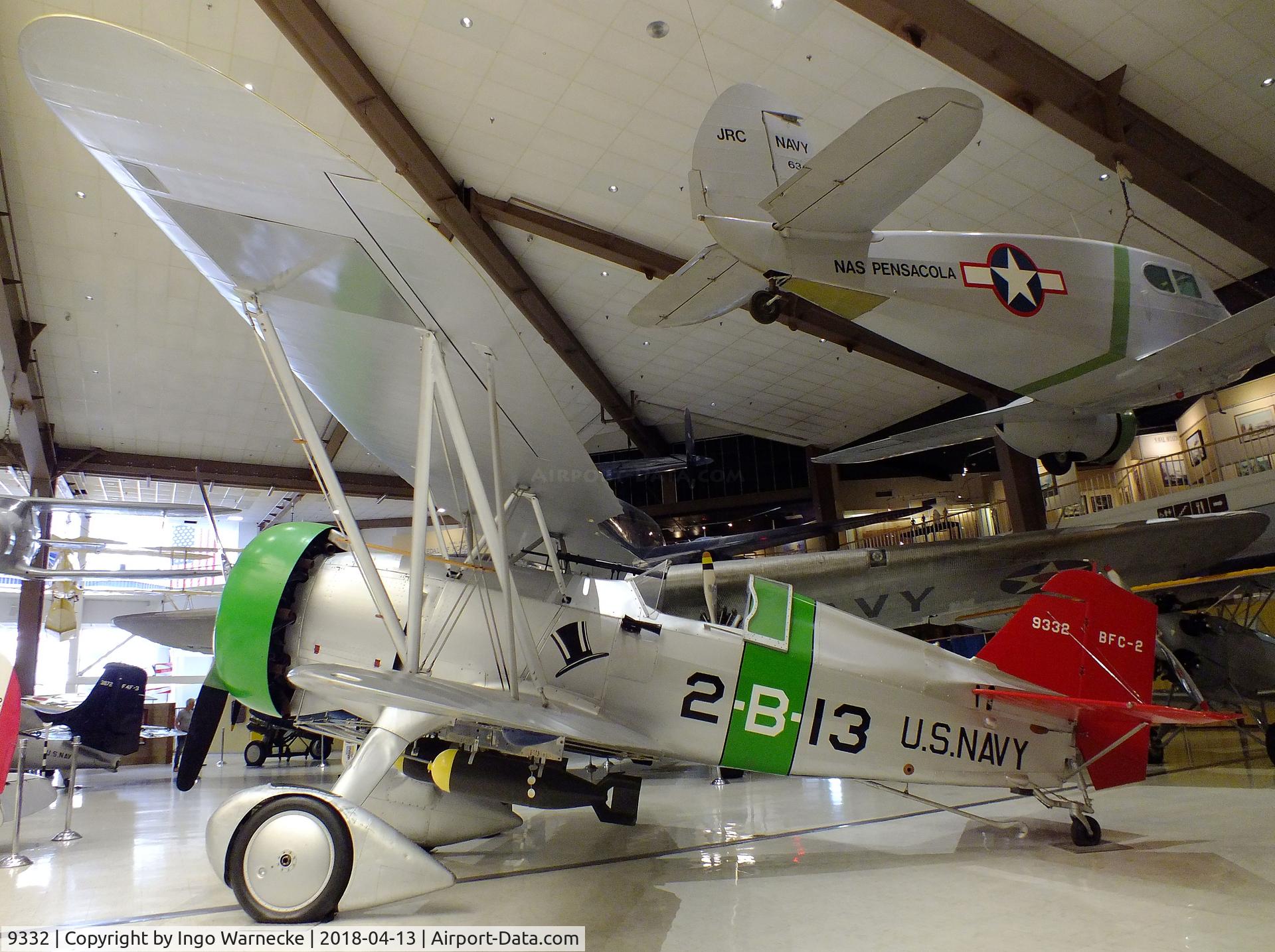 9332, 1937 Curtiss BFC-2 Goshawk C/N Not found 9332, Curtiss BFC-2 Goshawk at the NMNA, Pensacola FL
