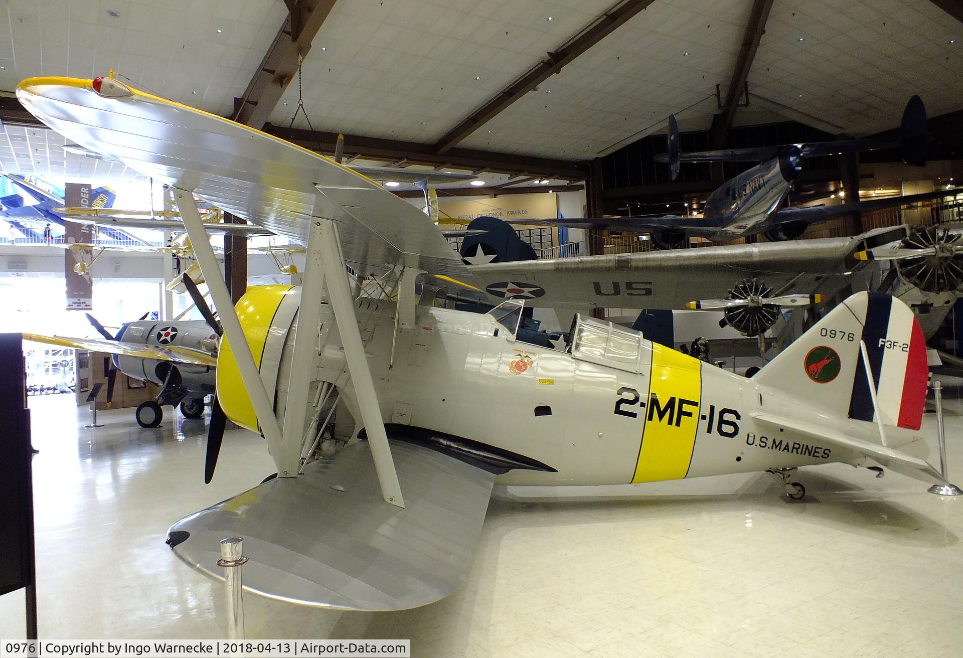 0976, 1937 Grumman F3F-2 C/N 374, Grumman F3F-2 at the NMNA, Pensacola FL