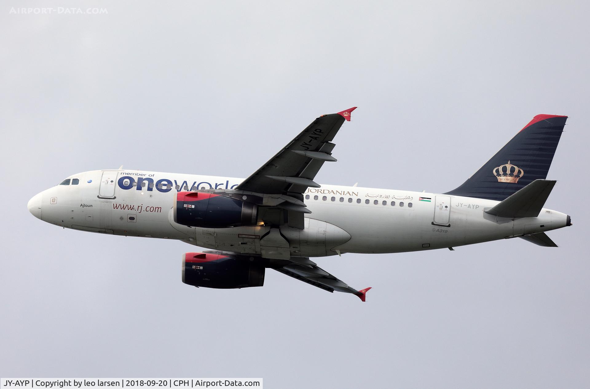 JY-AYP, 2009 Airbus A319-132 C/N 3832, Copenhagen 20.9.2018