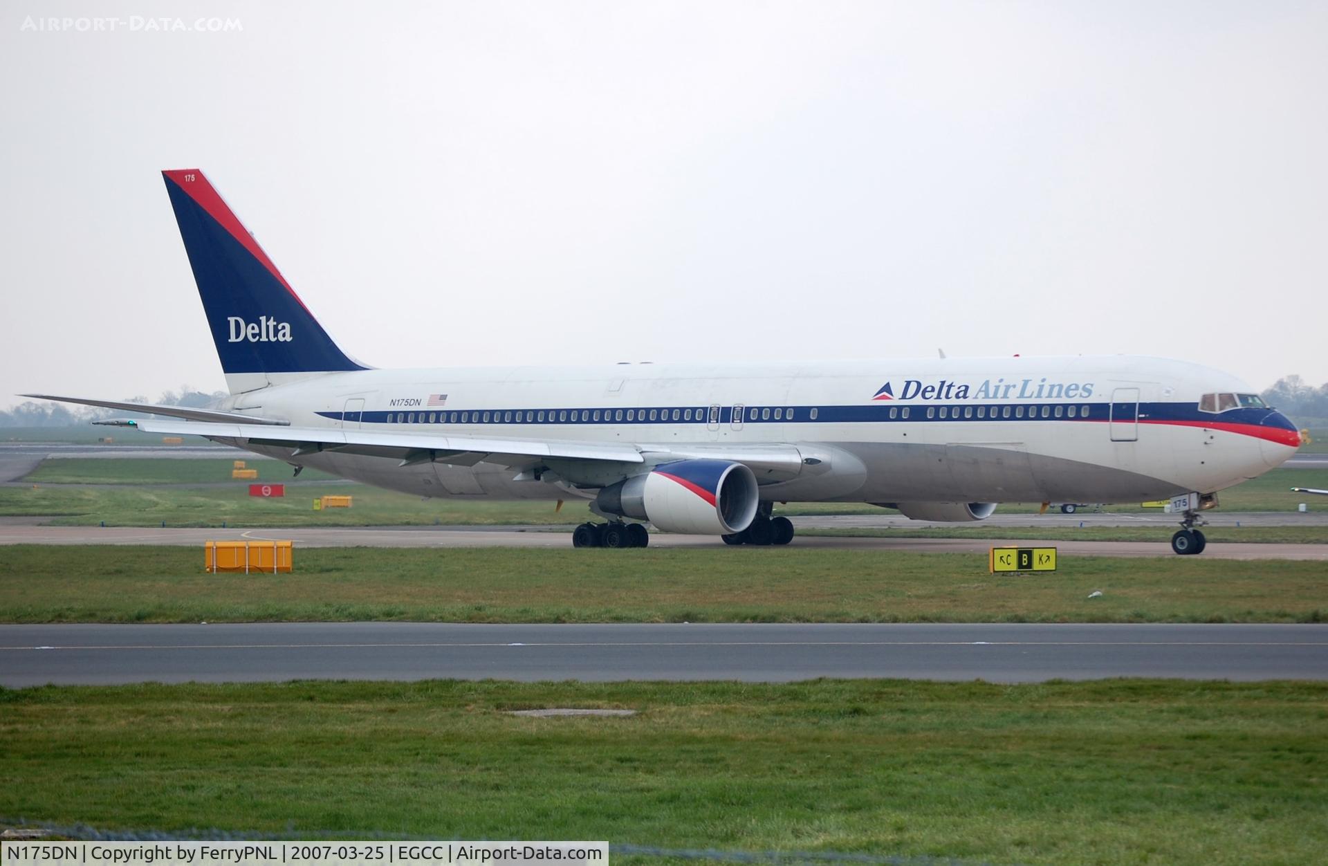 N175DN, 1990 Boeing 767-332 C/N 24803, Delta B763 in MAN