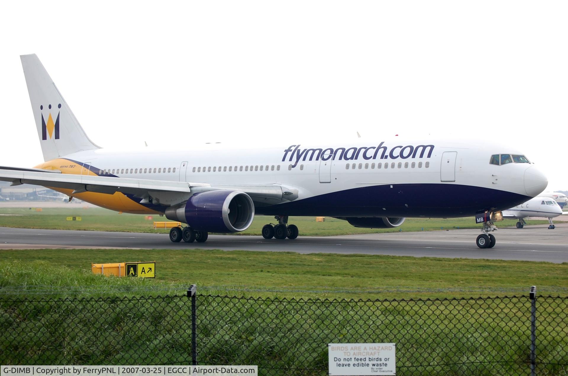 G-DIMB, 1997 Boeing 767-31K C/N 28865, Monarch B763