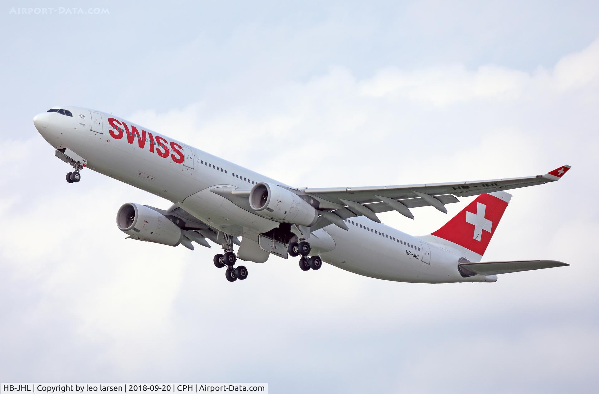 HB-JHL, 2011 Airbus A330-343X C/N 1290, Copenhagen 20.9.2018