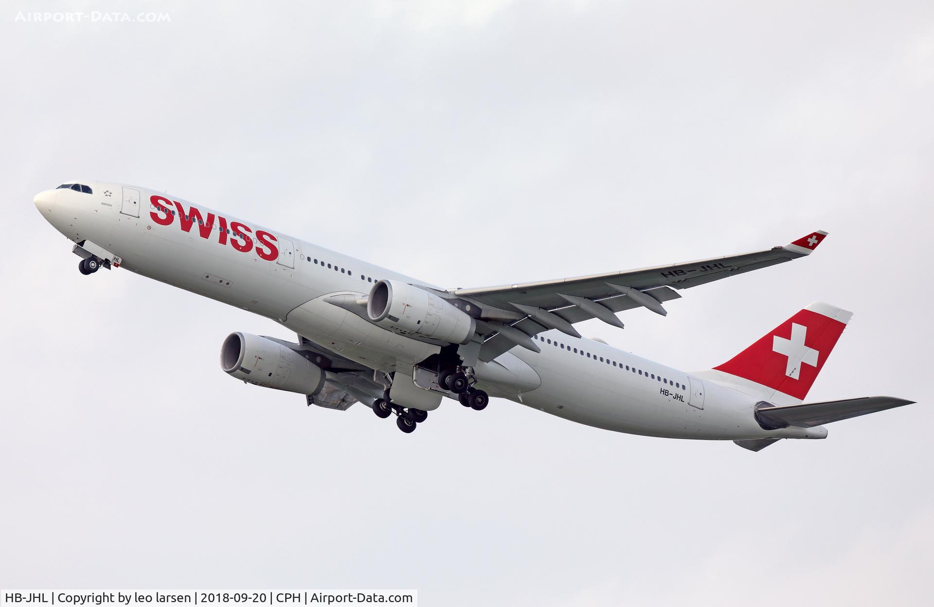 HB-JHL, 2011 Airbus A330-343X C/N 1290, Copenhagen 20.9.2018