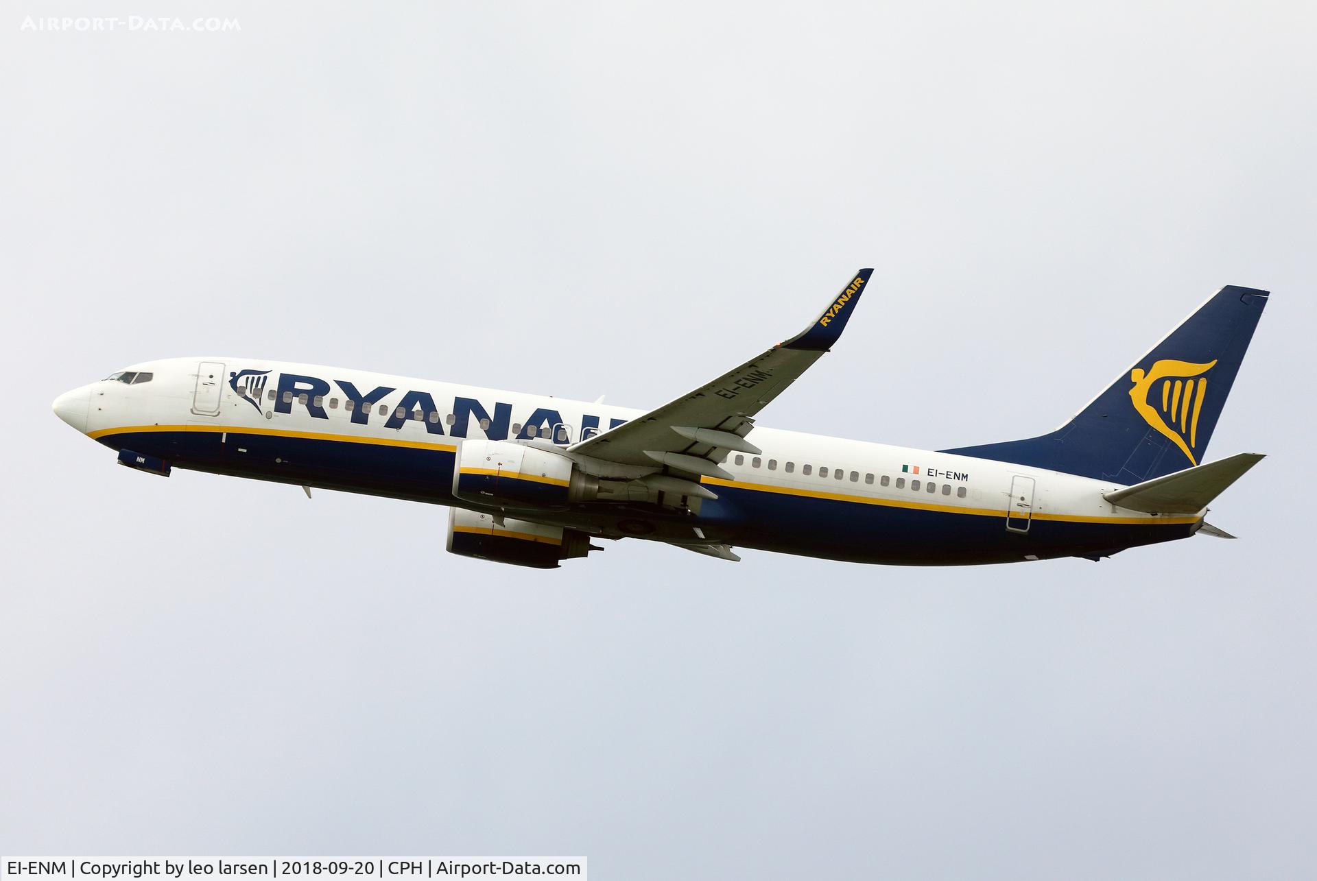 EI-ENM, 2010 Boeing 737-8AS C/N 35038, Copenhagen 20.9.2018