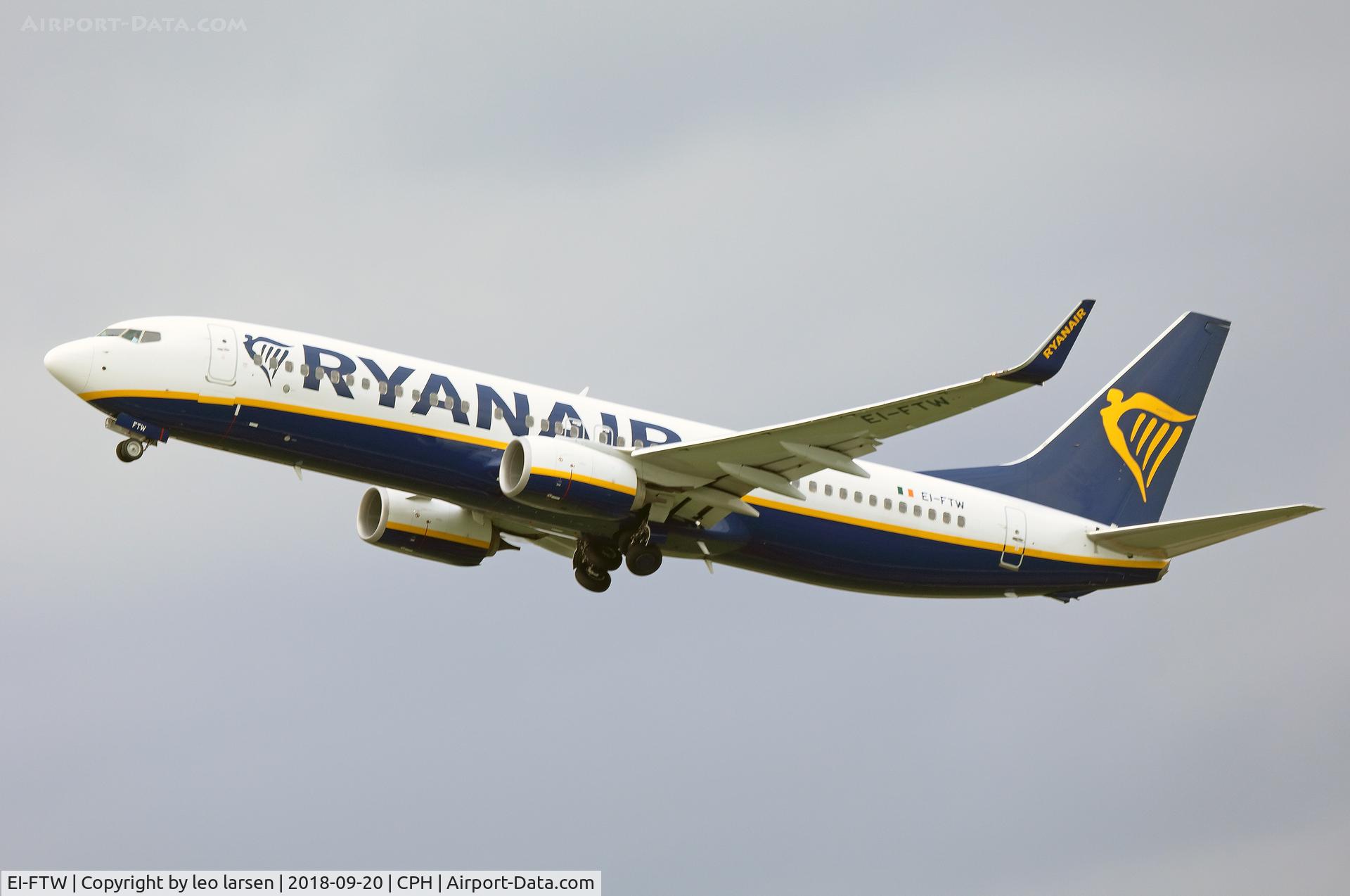 EI-FTW, 2017 Boeing 737-8AS C/N 44771, Copenhagen 20.9.2018