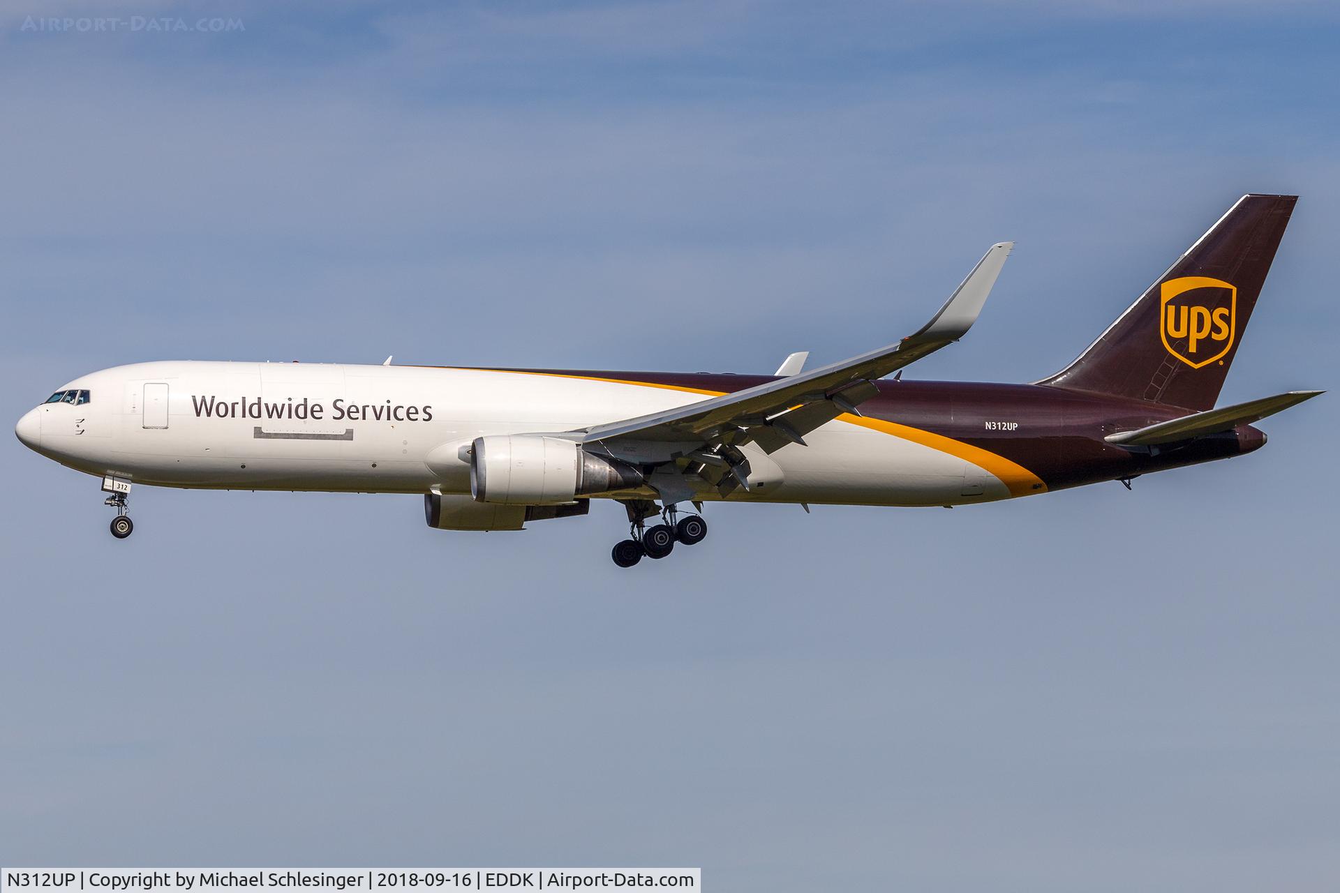 N312UP, 1996 Boeing 767-34AF C/N 27763, N312UP - Boeing 767-34AF(ER)(WL) - United Parcel Service (UPS)