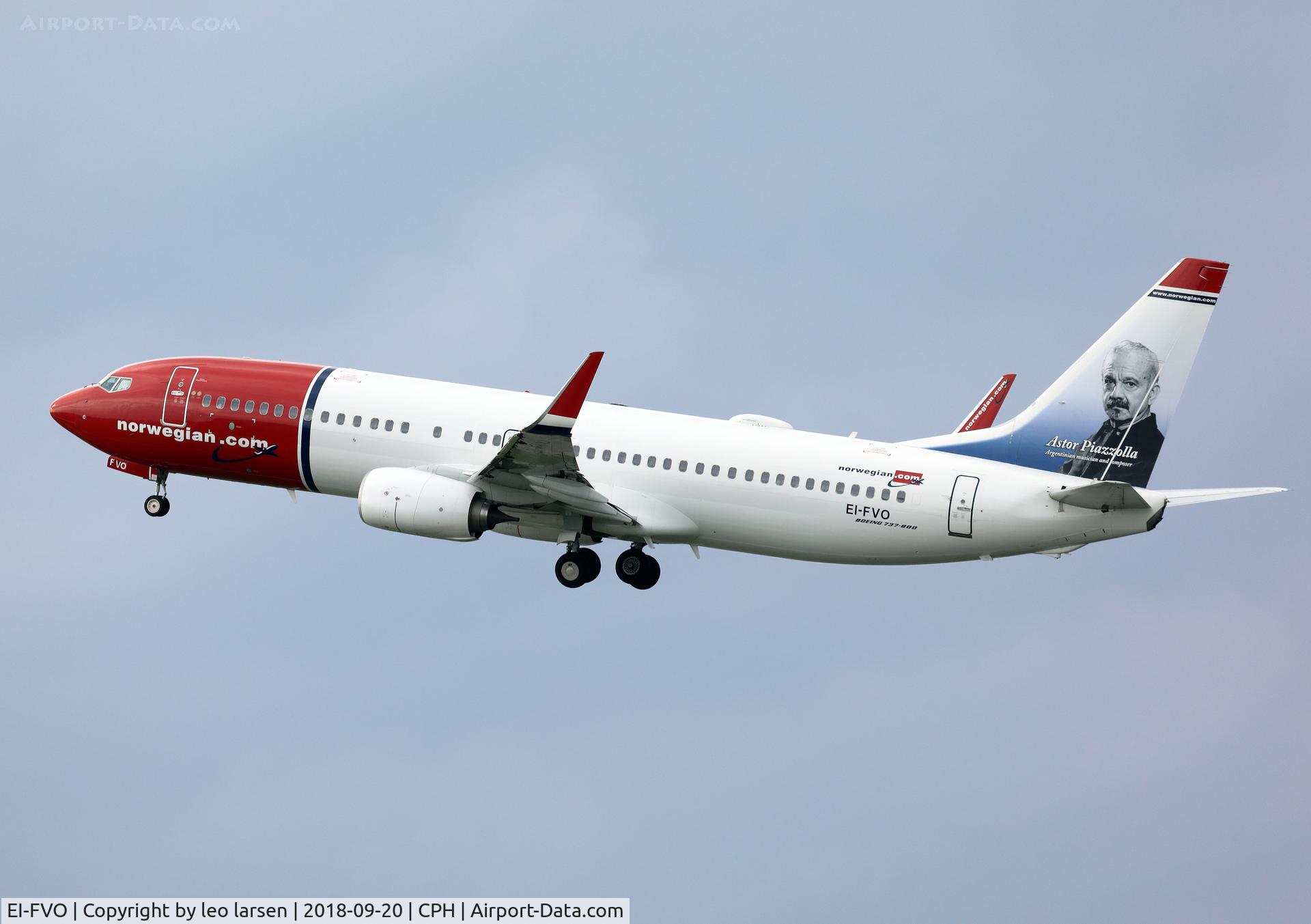EI-FVO, 2017 Boeing 737-800 C/N 42278, Copenhagen 20.9.2018