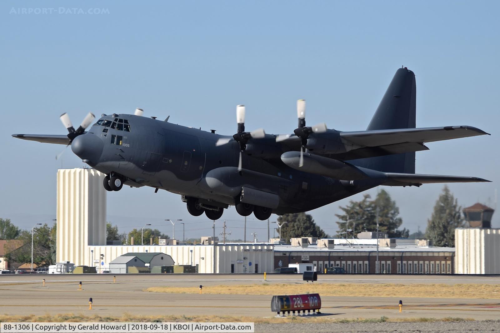 88-1306, 1988 Lockheed AC-130W Stinger II C/N 382-5167, Take off from RWY 20R.