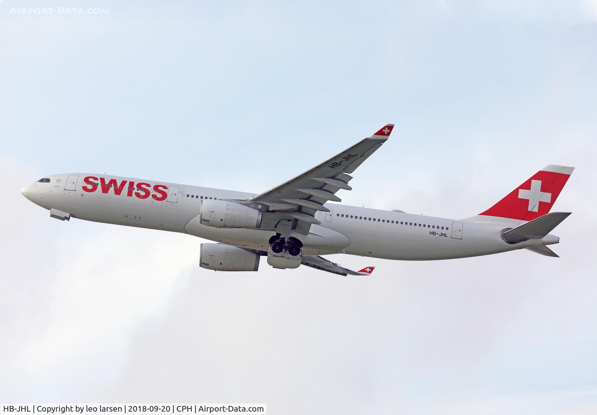 HB-JHL, 2011 Airbus A330-343X C/N 1290, Copenhagen 20.9.2018