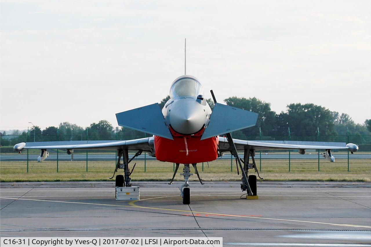 C16-31, Eurofighter EF-2000 Typhoon S C/N SS012, Eurofighter EF-2000 Typhoon S, Flight line, St Dizier-Robinson Air Base 113 (LFSI) Open day 2017