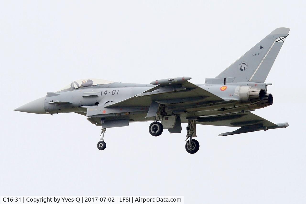 C16-31, Eurofighter EF-2000 Typhoon S C/N SS012, Eurofighter EF-2000 Typhoon S, On display, St Dizier-Robinson Air Base 113 (LFSI) Open day 2017
