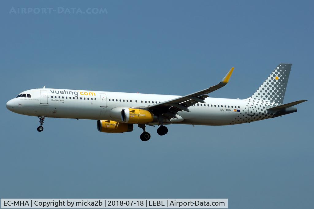 EC-MHA, 2015 Airbus A321-231 C/N 6684, Landing
