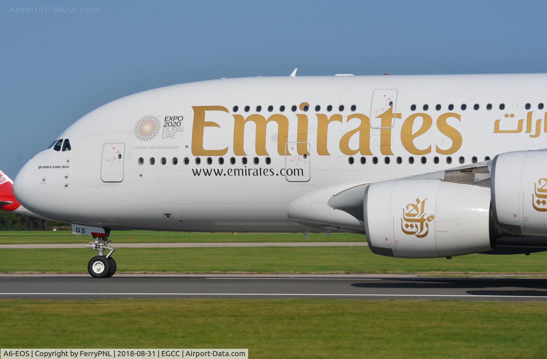 A6-EOS, 2015 Airbus A380-861 C/N 203, OS departing