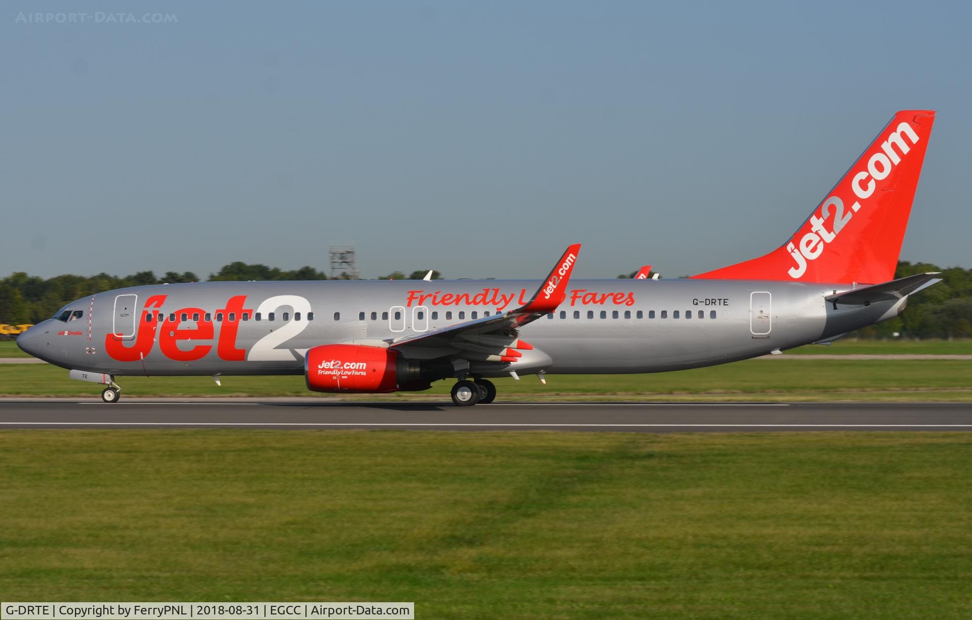 G-DRTE, 2000 Boeing 737-8K5 C/N 28228, B738 arrived from Transaero stock in July 18.
