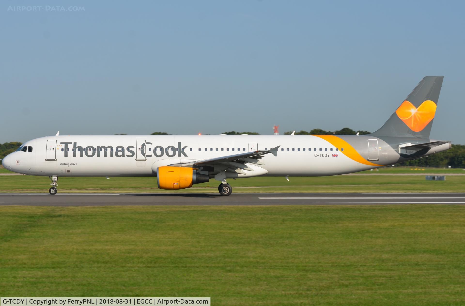 G-TCDY, 2002 Airbus A321-213 C/N 1881, Thomas Cook A321 taking-off